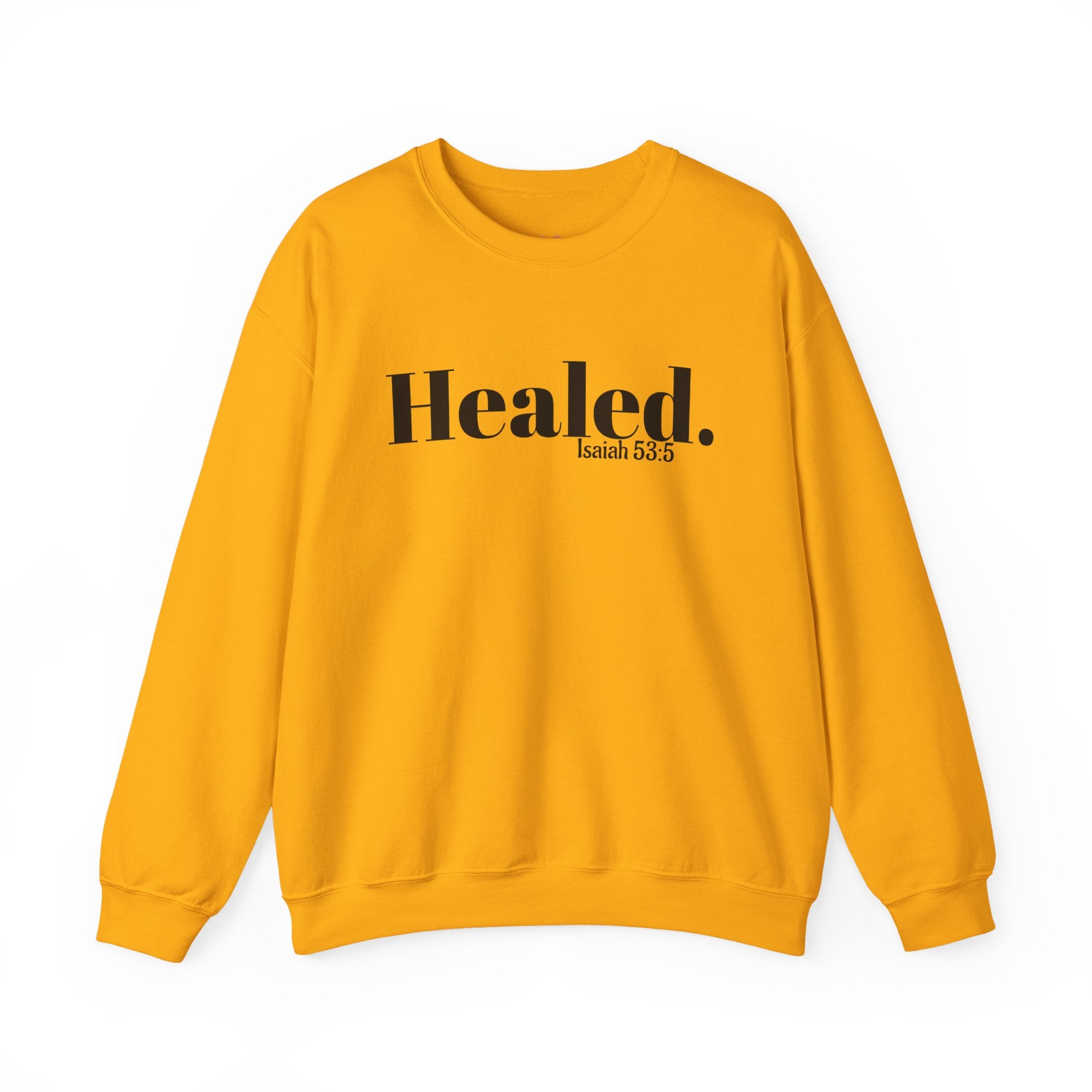 Healed. And Renewed Unisex Crewneck Sweatshirt