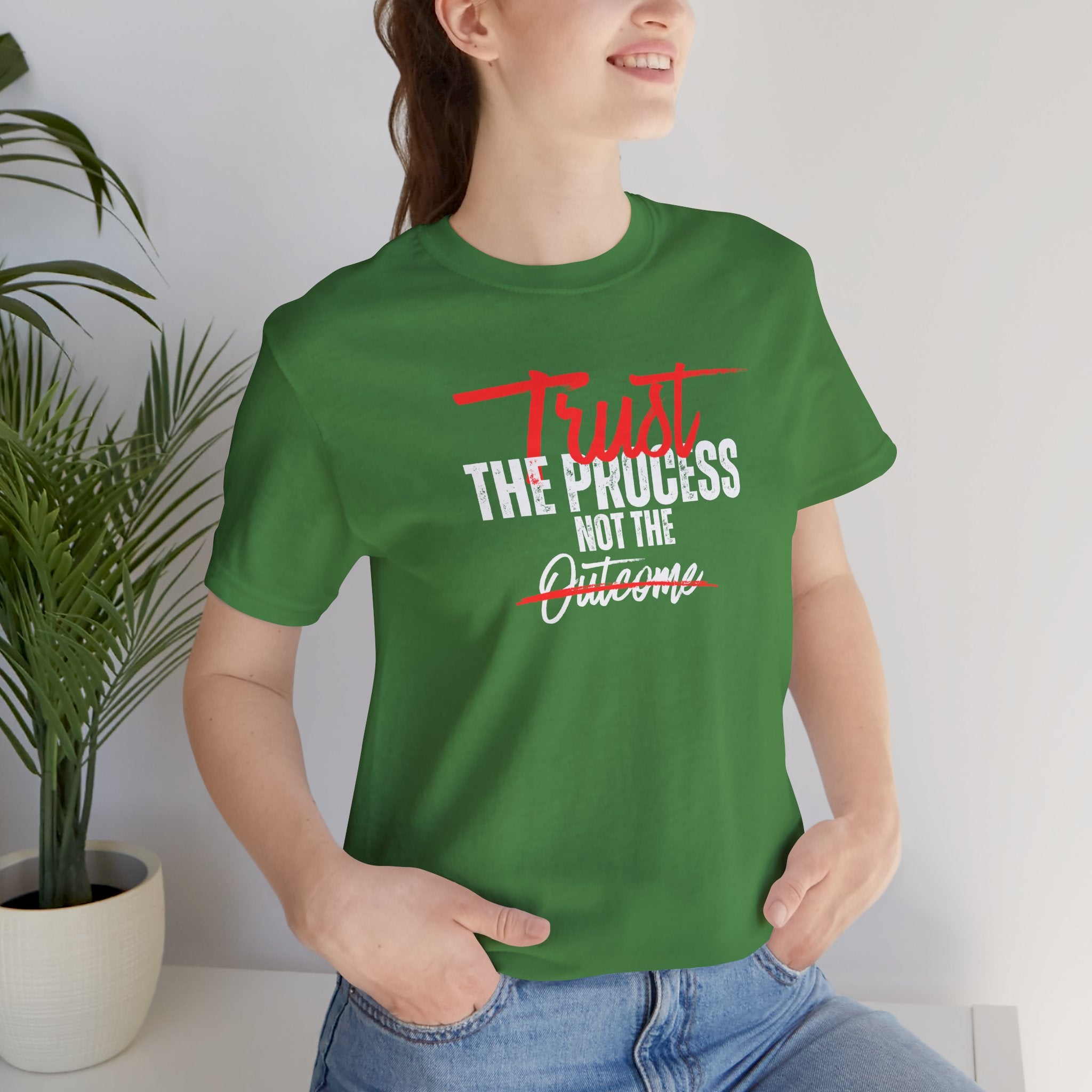 Trust The Process Not The Outcome Motivational T‑Shirt
