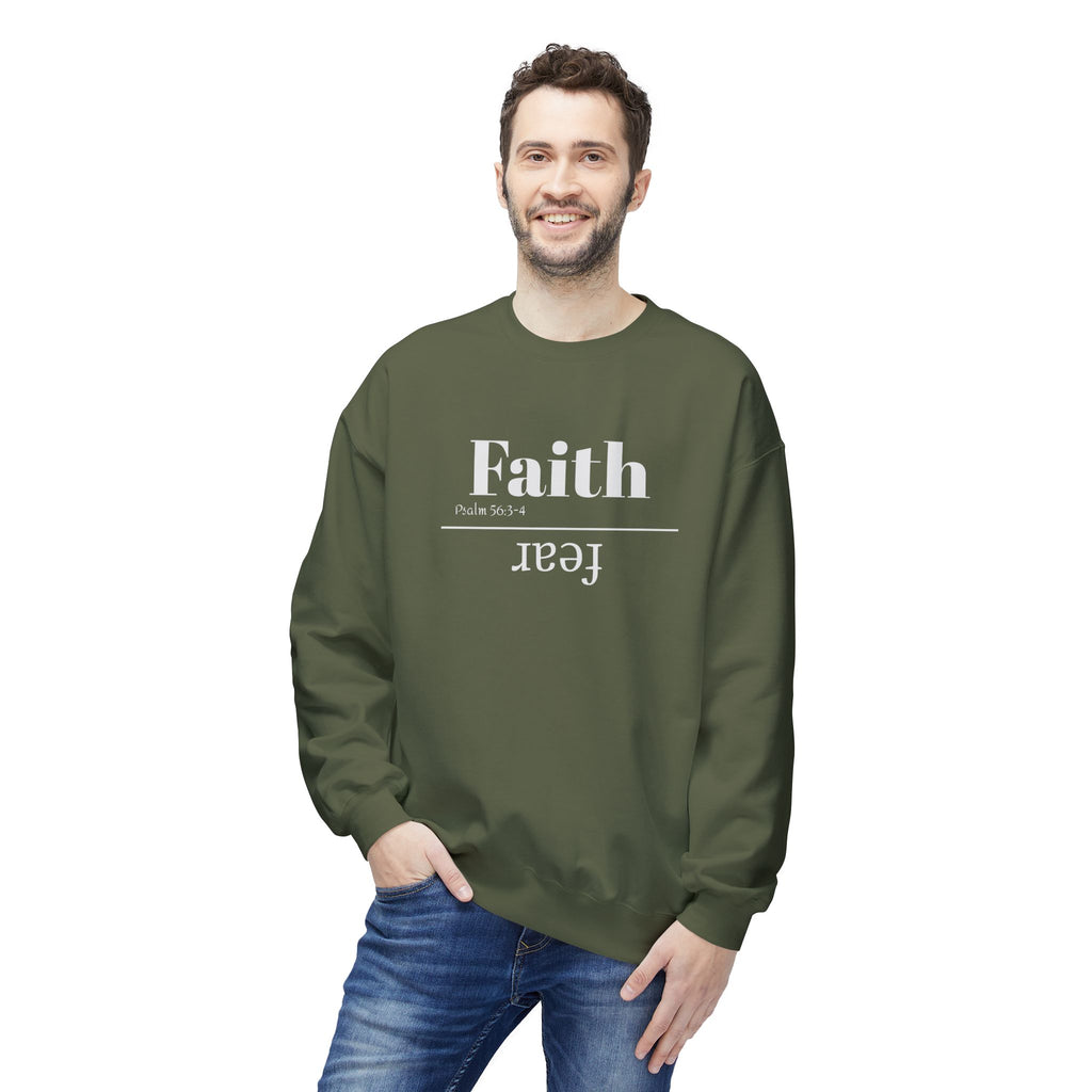 Faith Is Bigger Than Fear Unisex Sweatshirt