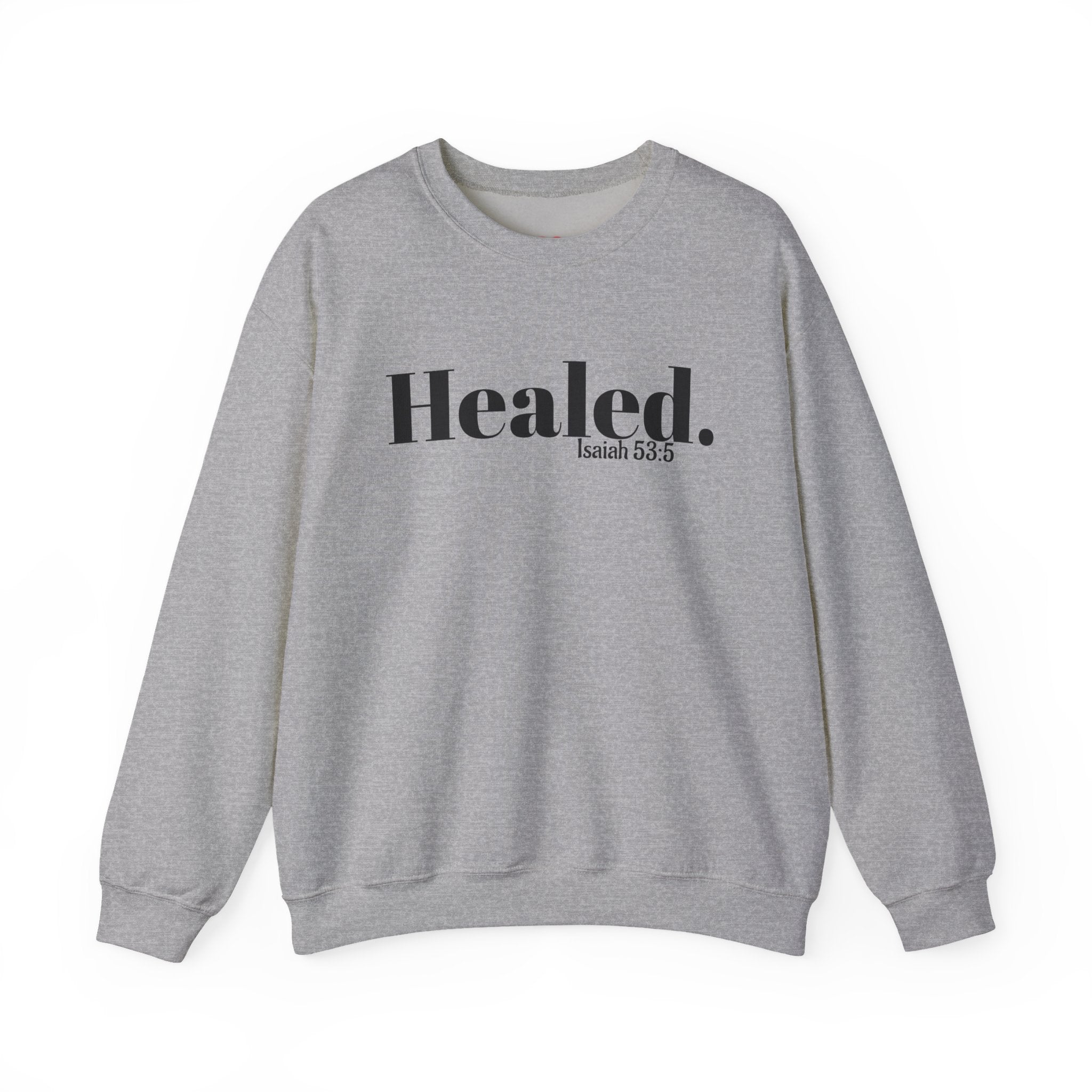 Healed. And Renewed Unisex Crewneck Sweatshirt