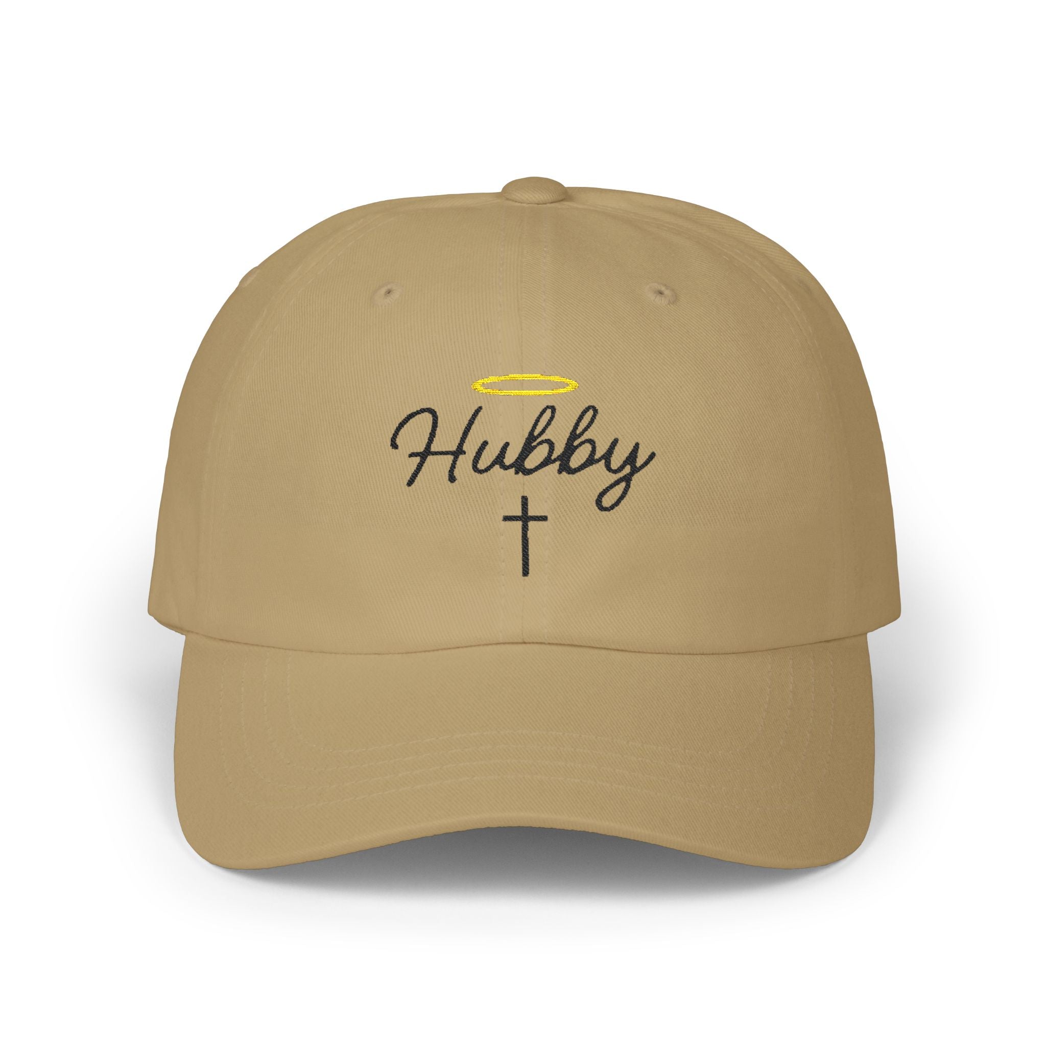 Hubby Halo Embroidered Dad Cap