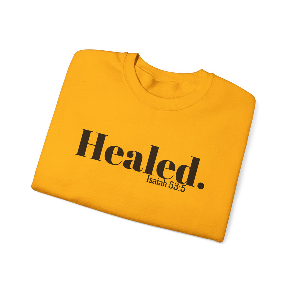 Healed. And Renewed Unisex Crewneck Sweatshirt