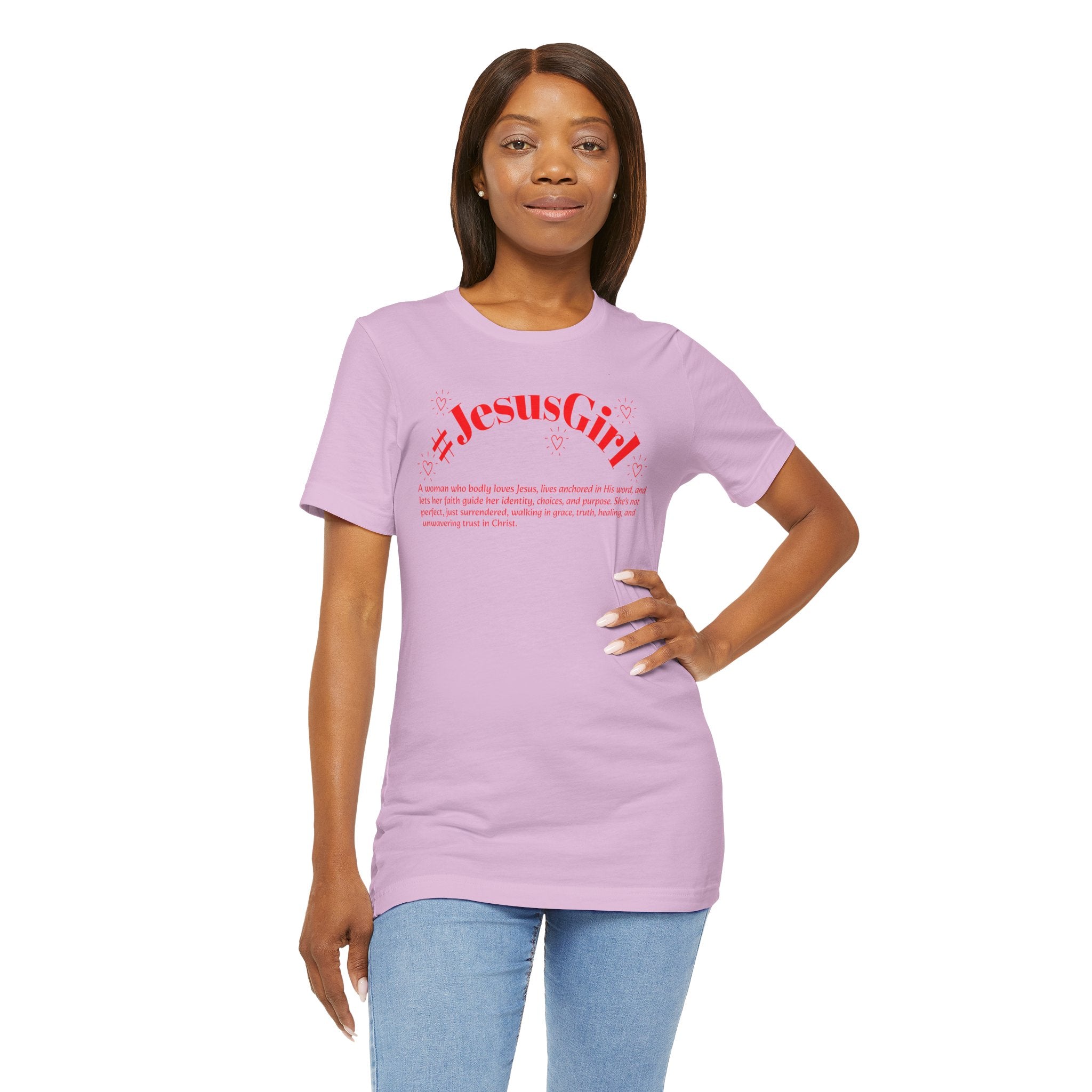 Jesus Girl Definition T-Shirt — #JesusGirl Faith Tee
