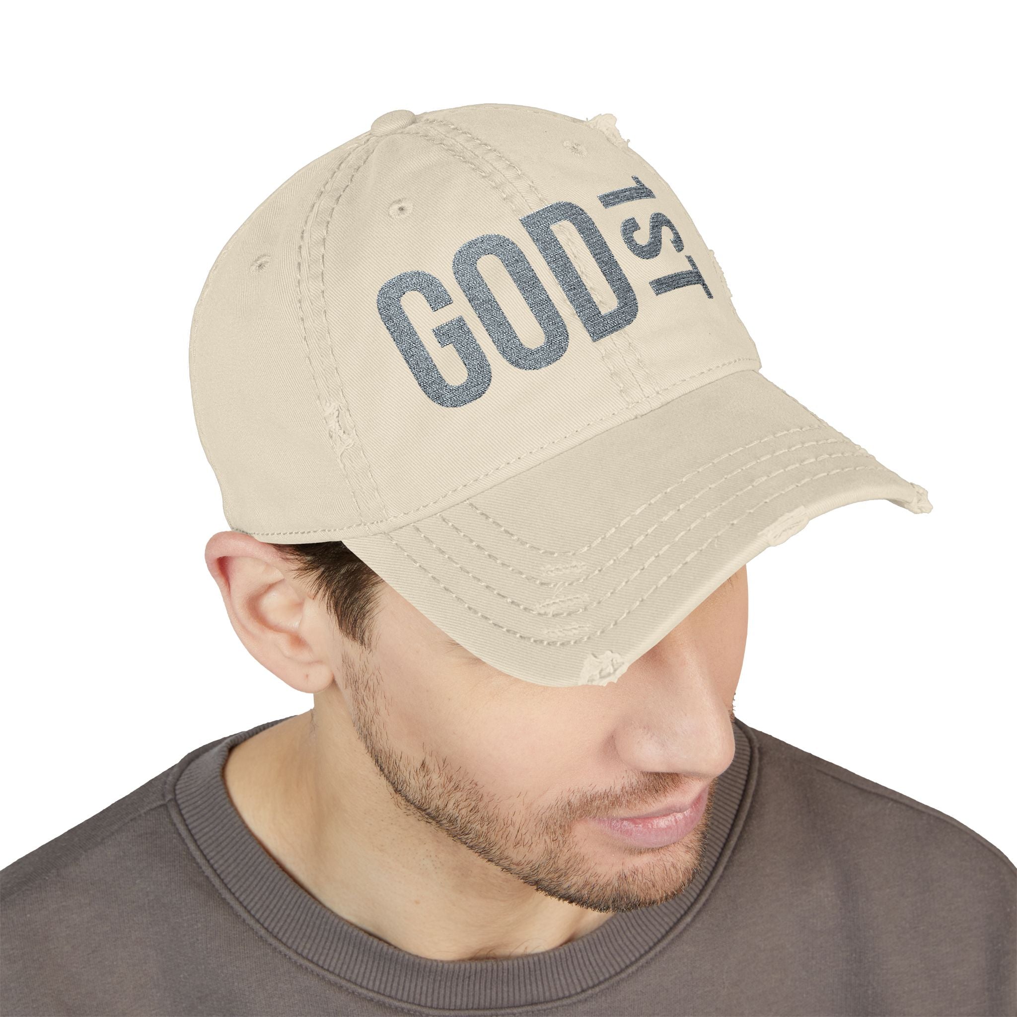 God 1st- Then Me Embroidery Hat