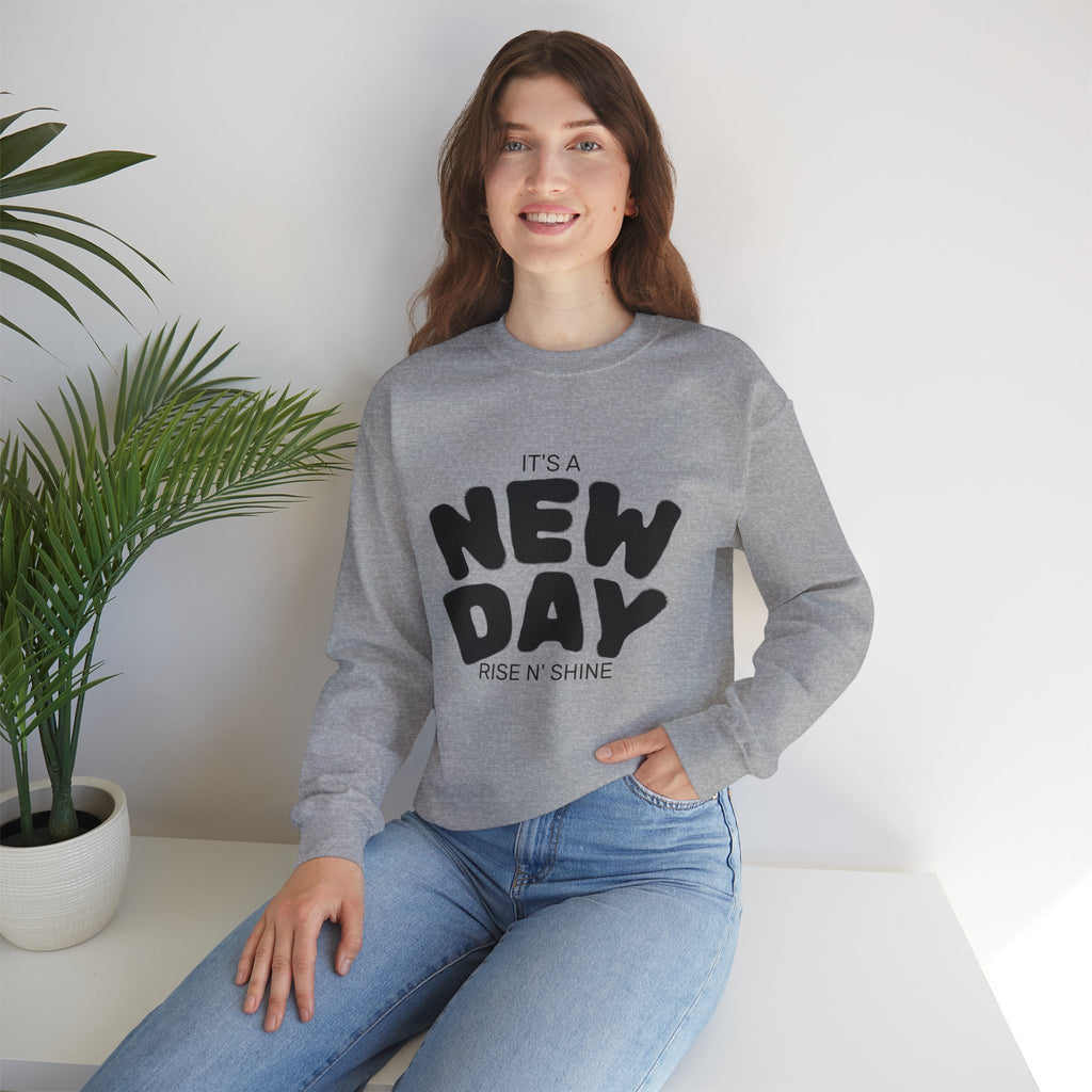It’s A New Day- Renewed And Restored Crewneck Sweatshirt