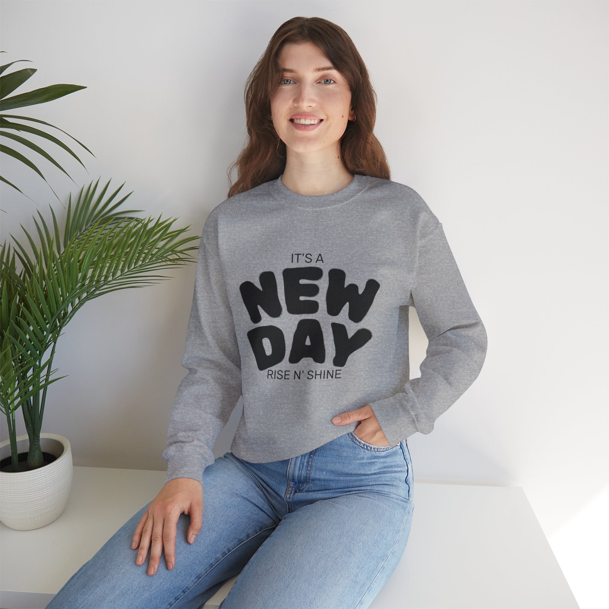 It’s A New Day- Renewed And Restored Crewneck Sweatshirt