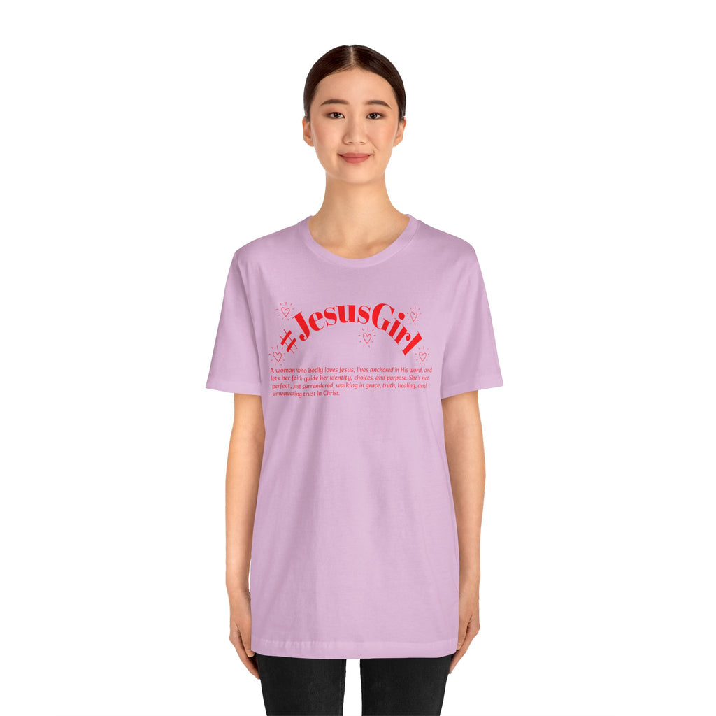 Jesus Girl Definition T-Shirt — #JesusGirl Faith Tee