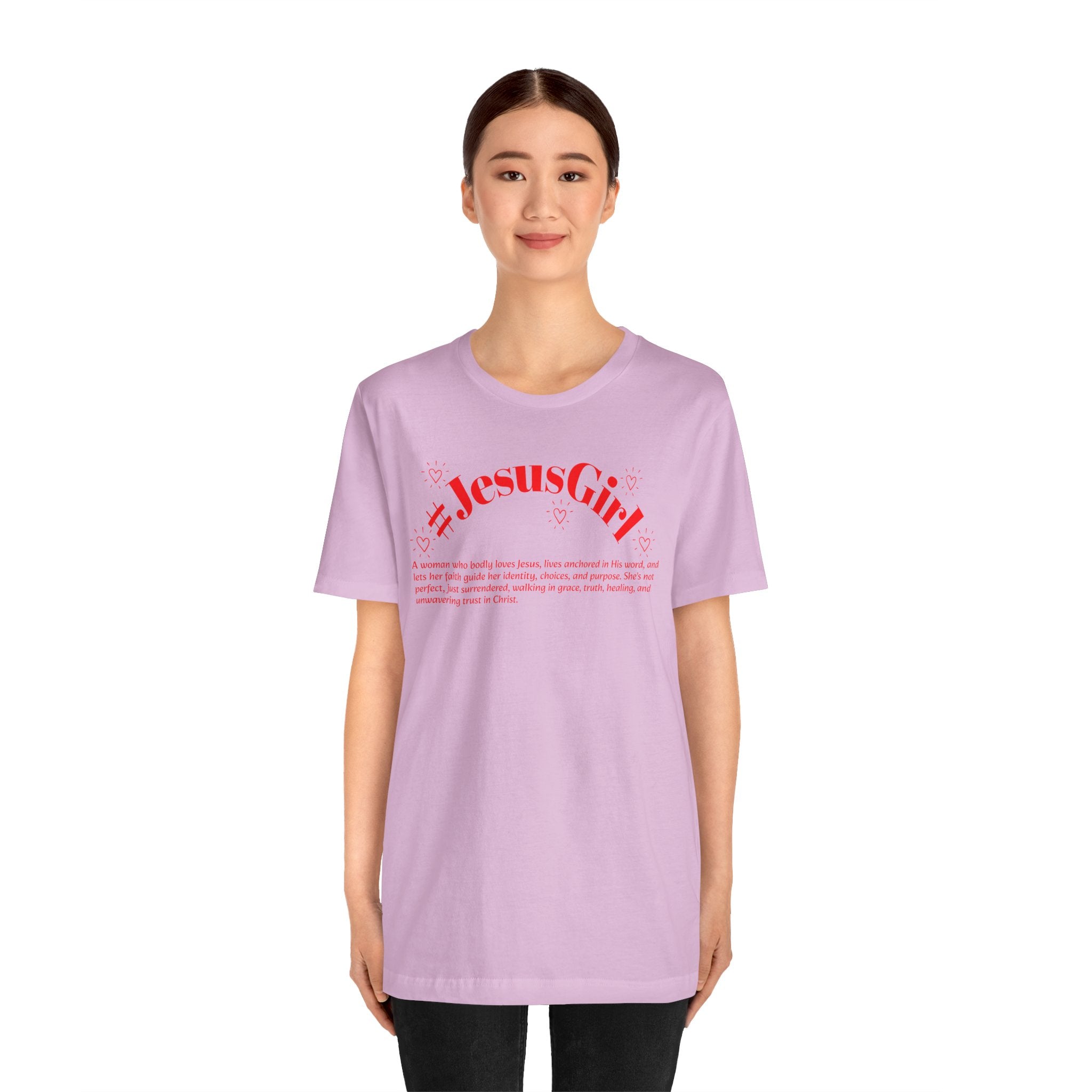 Jesus Girl Definition T-Shirt — #JesusGirl Faith Tee
