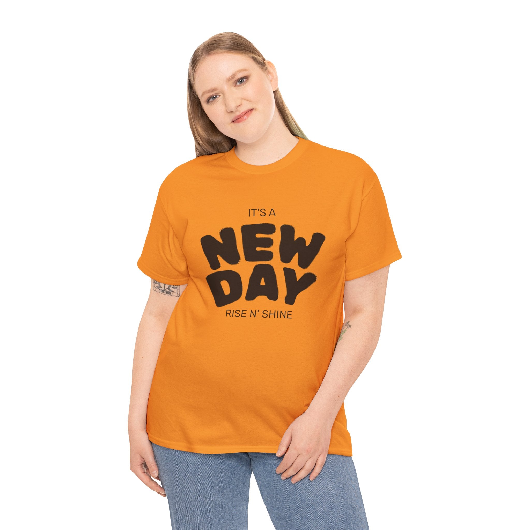 It's a New Day - Renewed And Restored Unisex Heavy Cotton Tee