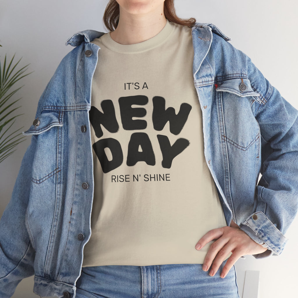 It's a New Day - Renewed And Restored Unisex Heavy Cotton Tee