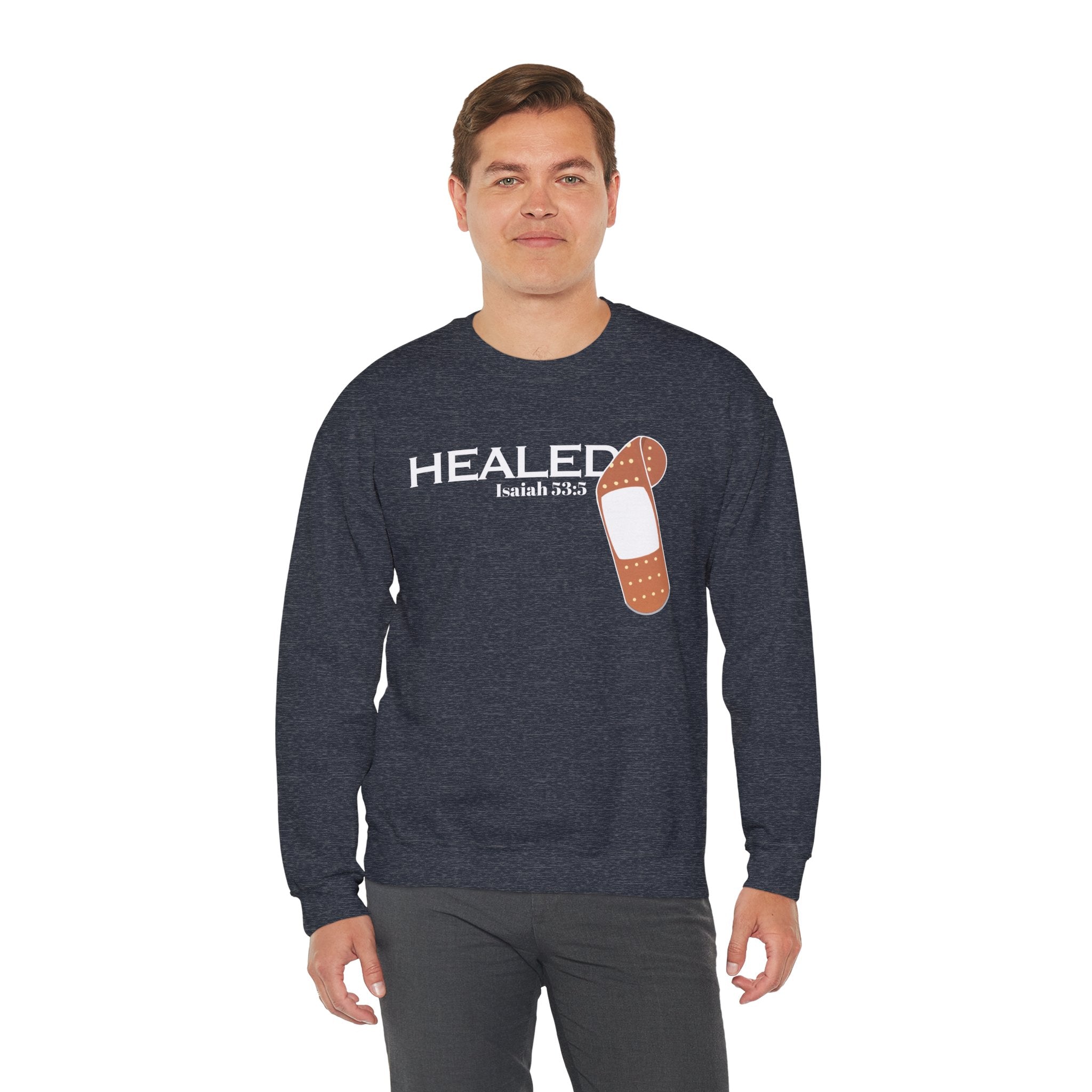 Healing Is Done- Isaiah 53:5 Unisex Sweatshirt