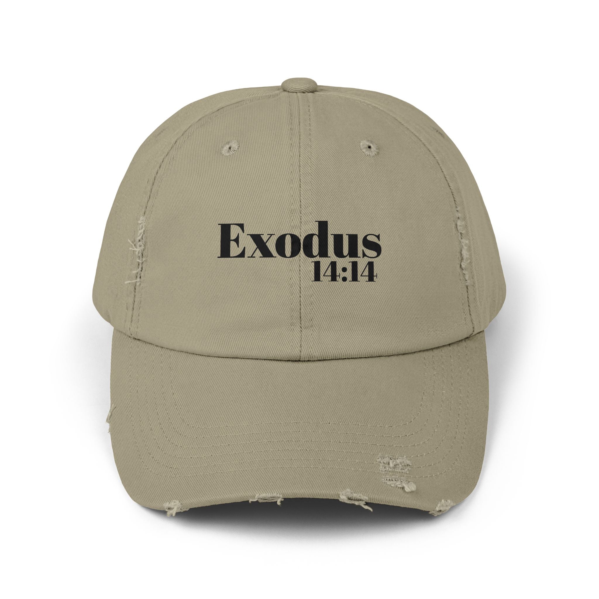 Exodus 14:14 God Will Fight For You Distressed Hat
