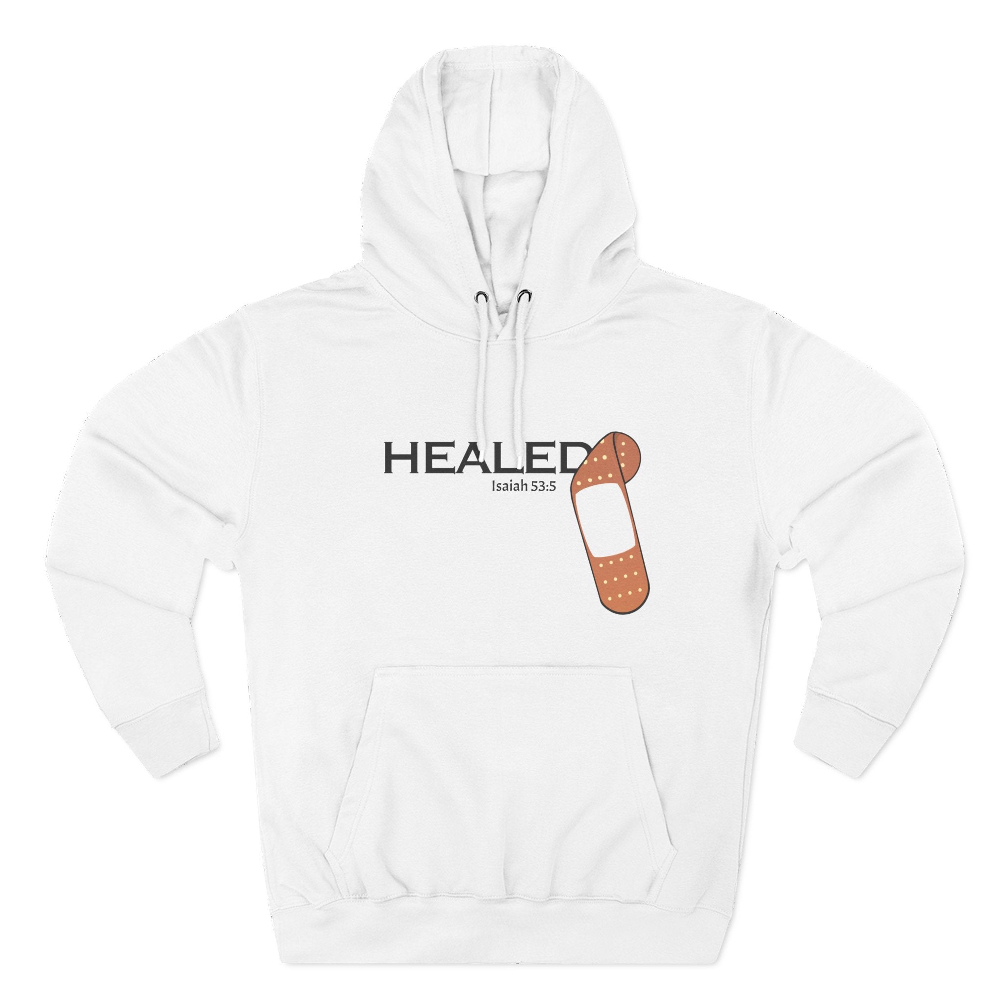 Healing Is Done - Isaiah 53:5 Unisex Fleece Hoodie
