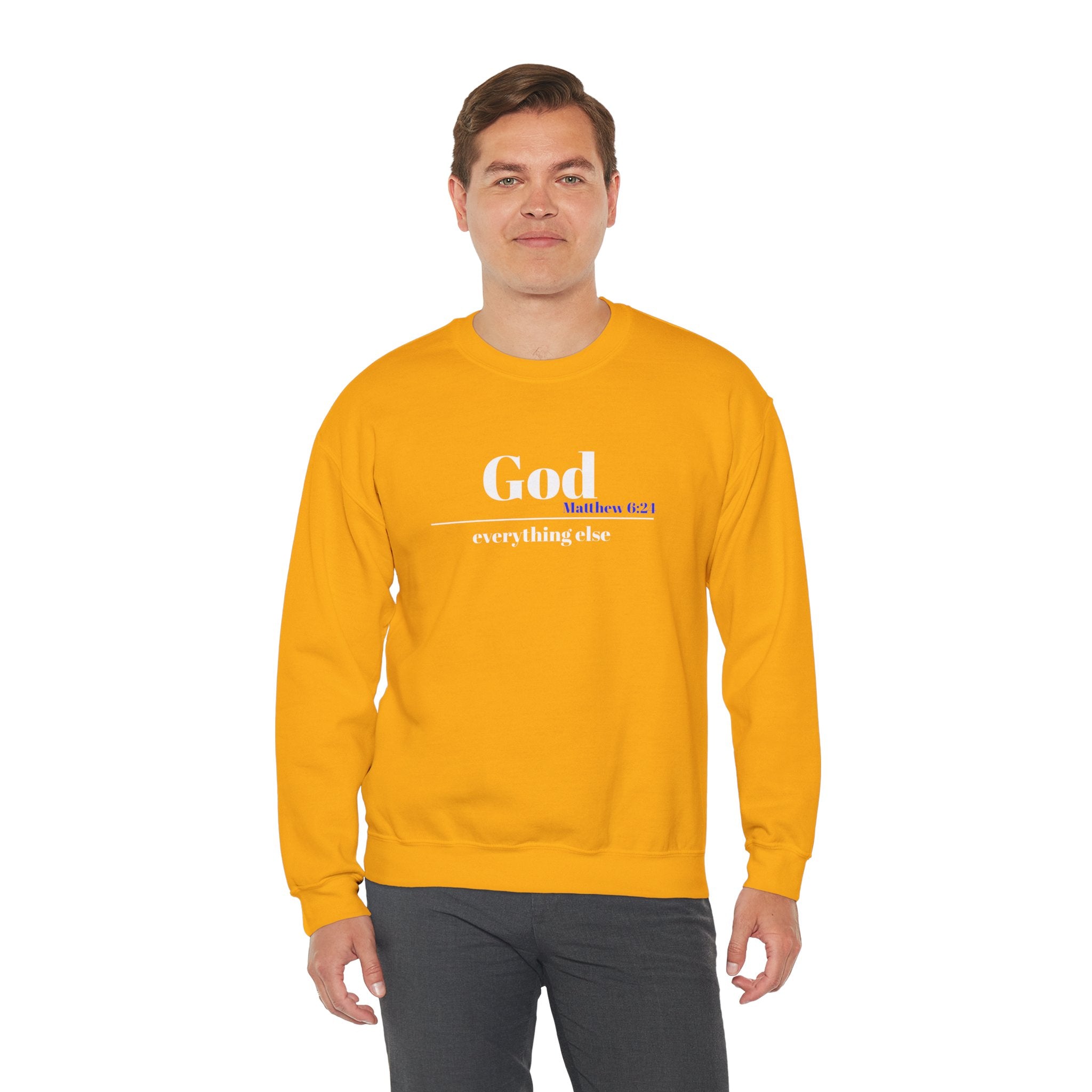God Then Everything Else Crewneck Sweatshirt