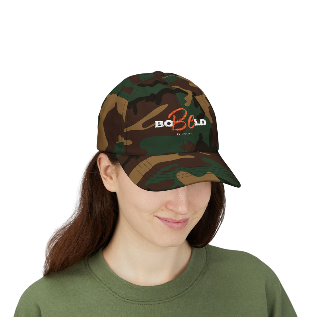 Be Bold In Christ Distressed Embroidered Hat