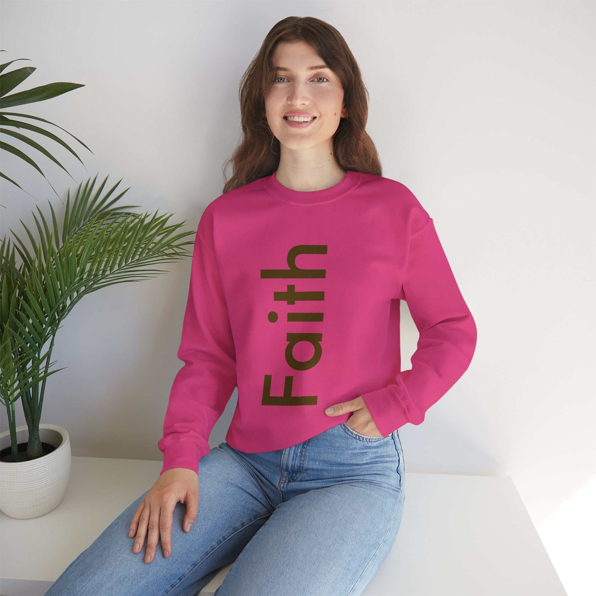 Have Faith And Don't Worry Unisex Crewneck Sweatshirt