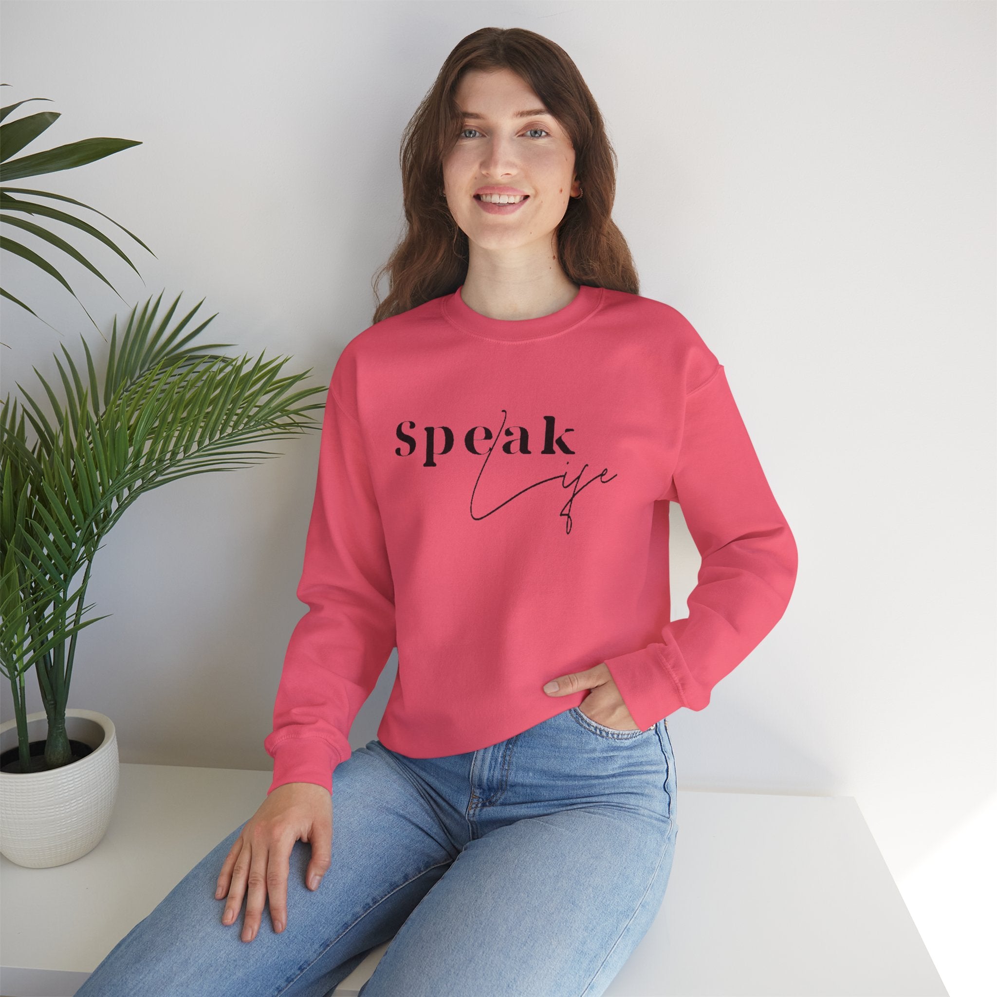 Speak Life Over Yourself Unisex Sweatshirt