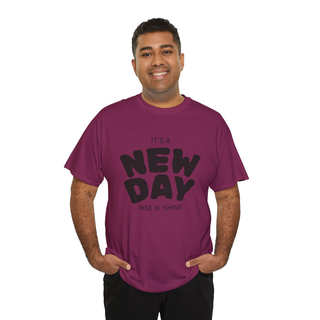 It's a New Day - Renewed And Restored Unisex Heavy Cotton Tee