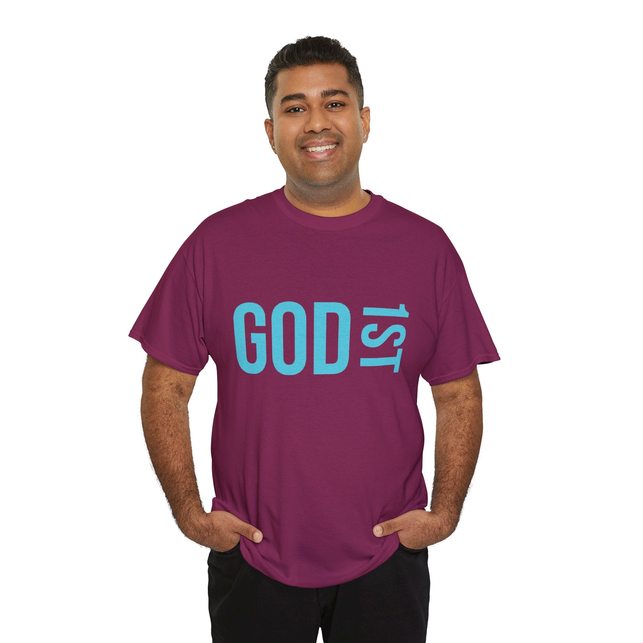 God 1st- Then Me Unisex Heavy Cotton Tee