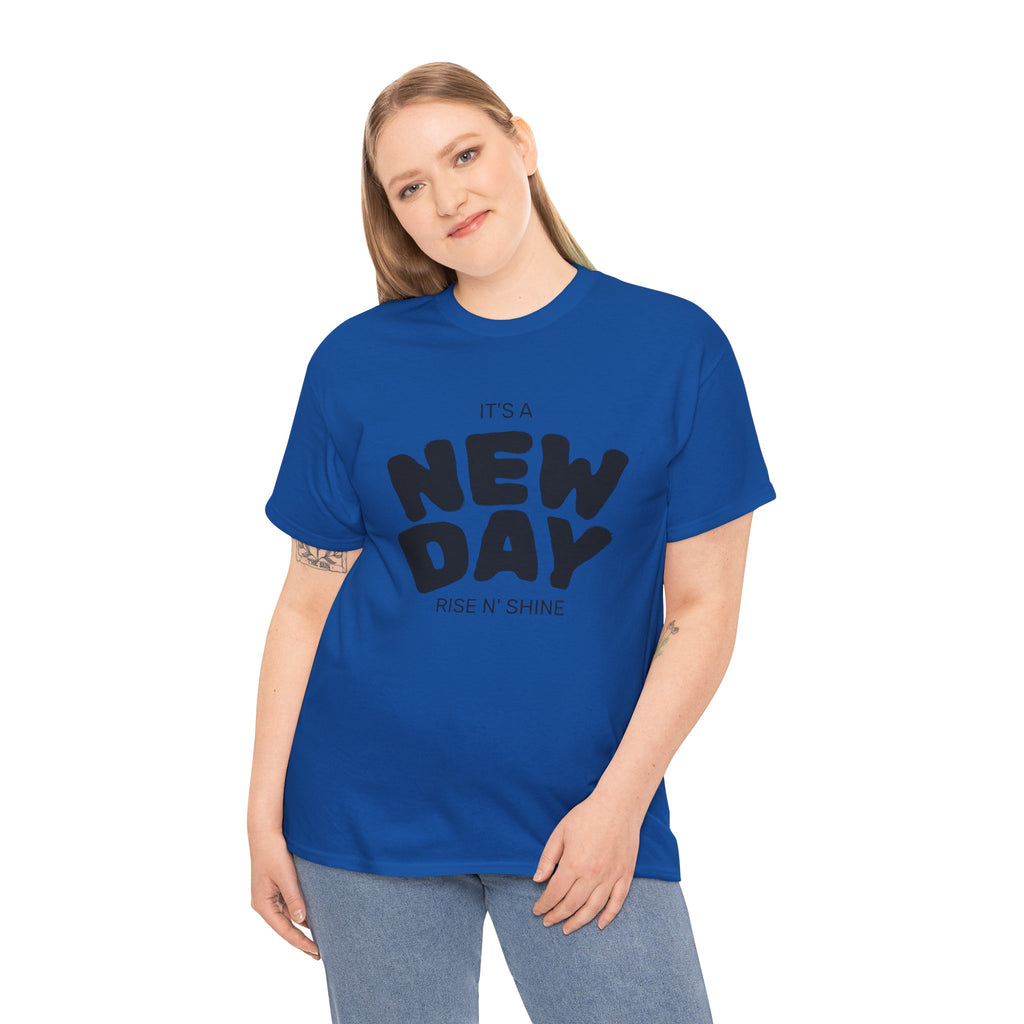 It's a New Day - Renewed And Restored Unisex Heavy Cotton Tee