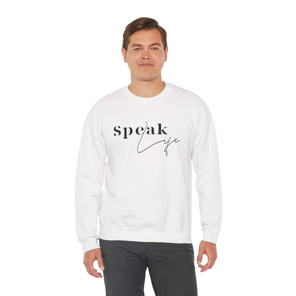 Speak Life Over Yourself Unisex Sweatshirt