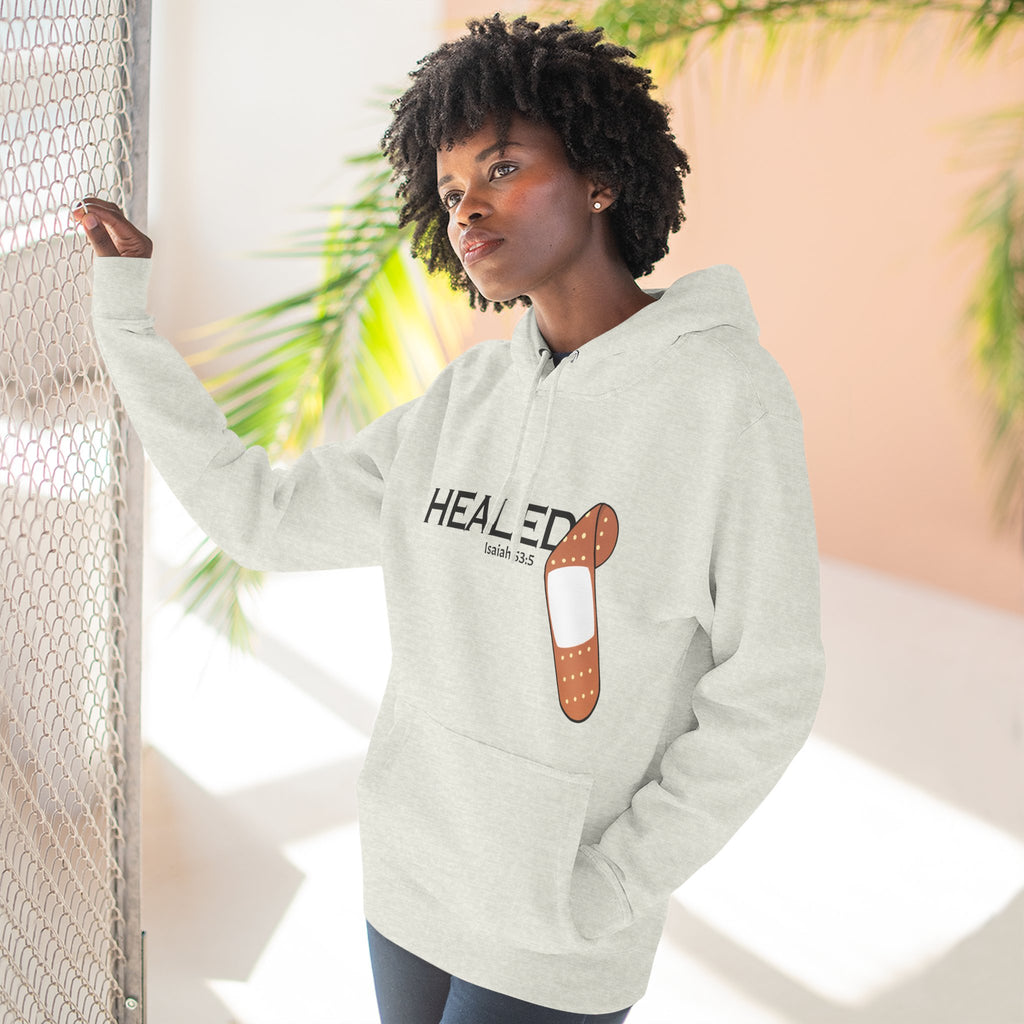 Healing Is Done - Isaiah 53:5 Unisex Fleece Hoodie