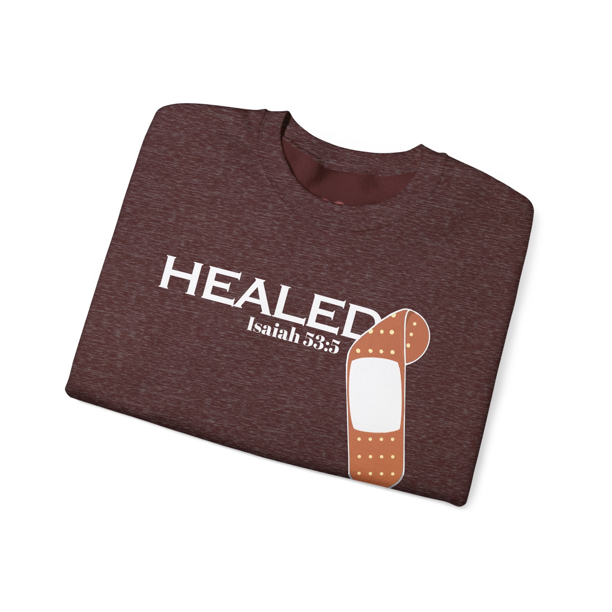 Healing Is Done- Isaiah 53:5 Unisex Sweatshirt