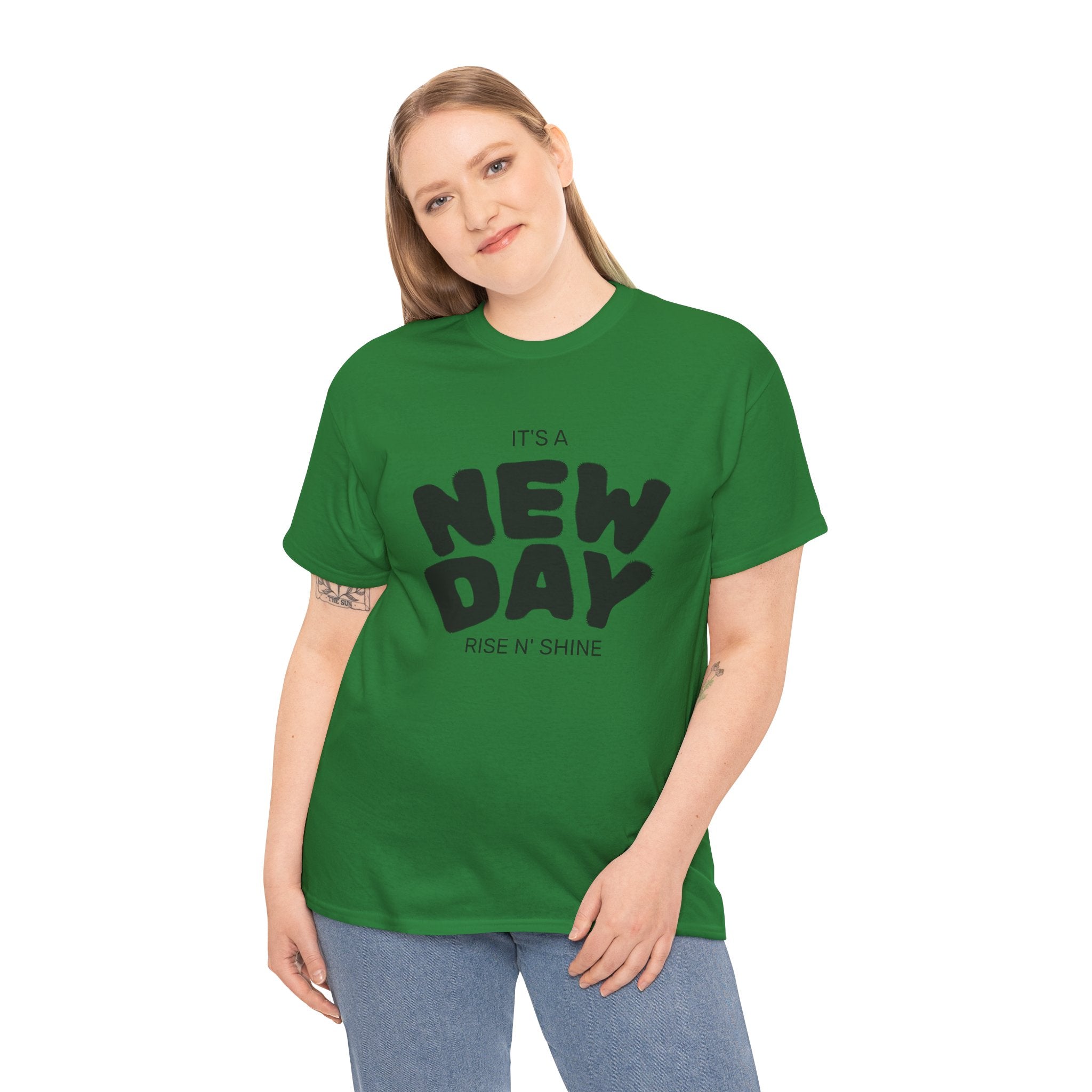 It's a New Day - Renewed And Restored Unisex Heavy Cotton Tee