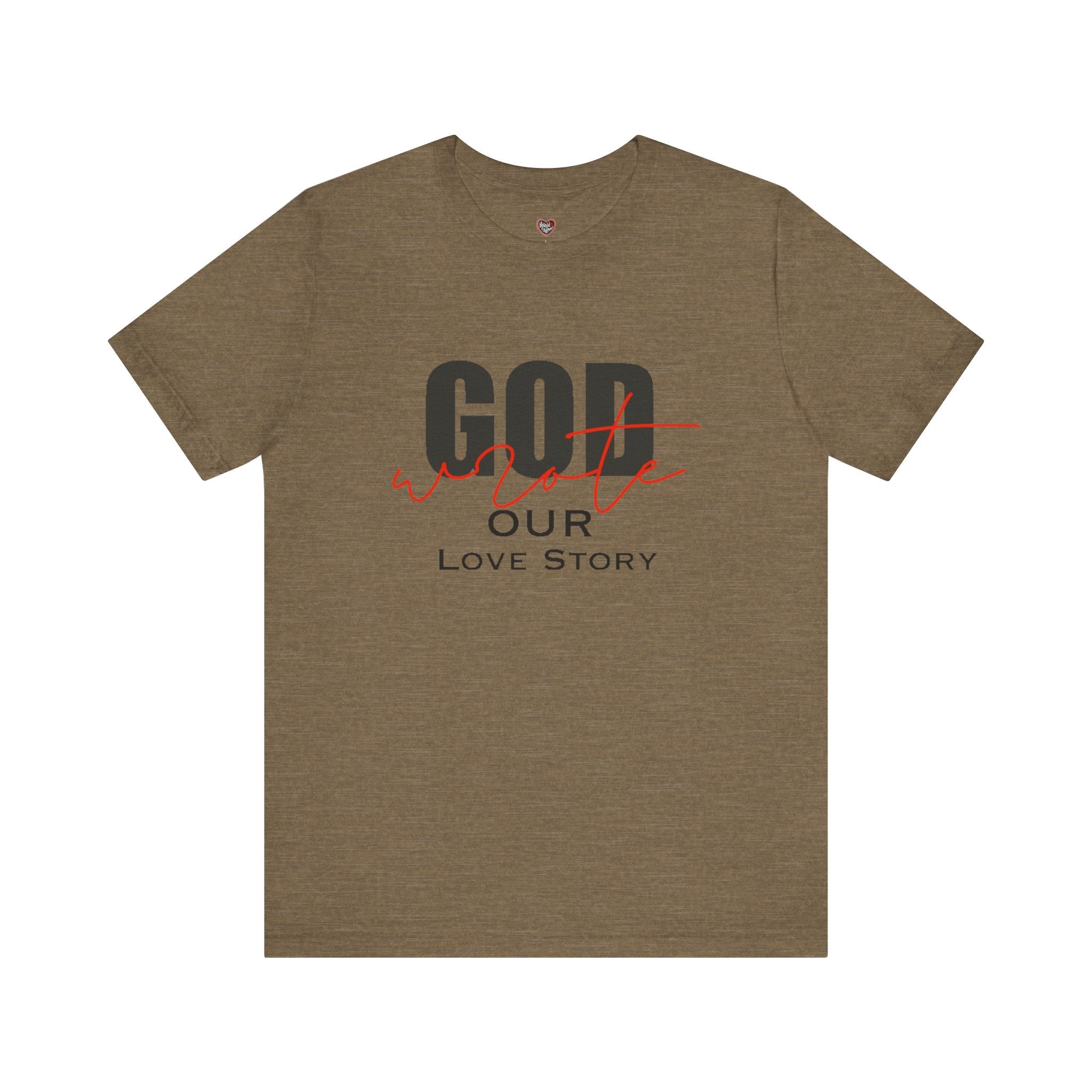 God Wrote Our Love Story Couple's T-Shirt