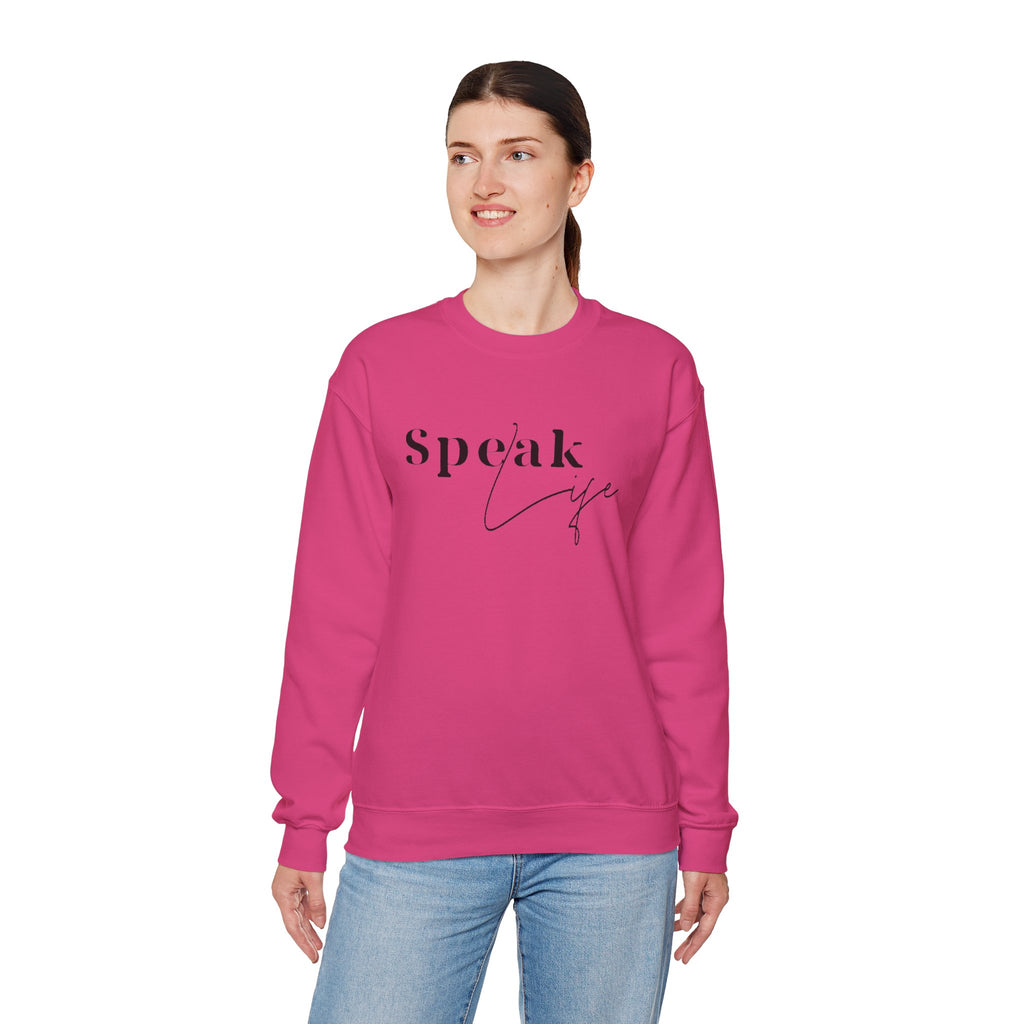 Speak Life Over Yourself Unisex Sweatshirt
