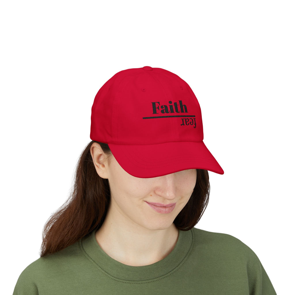 Faith Is Bigger Than Fear Dad Cap