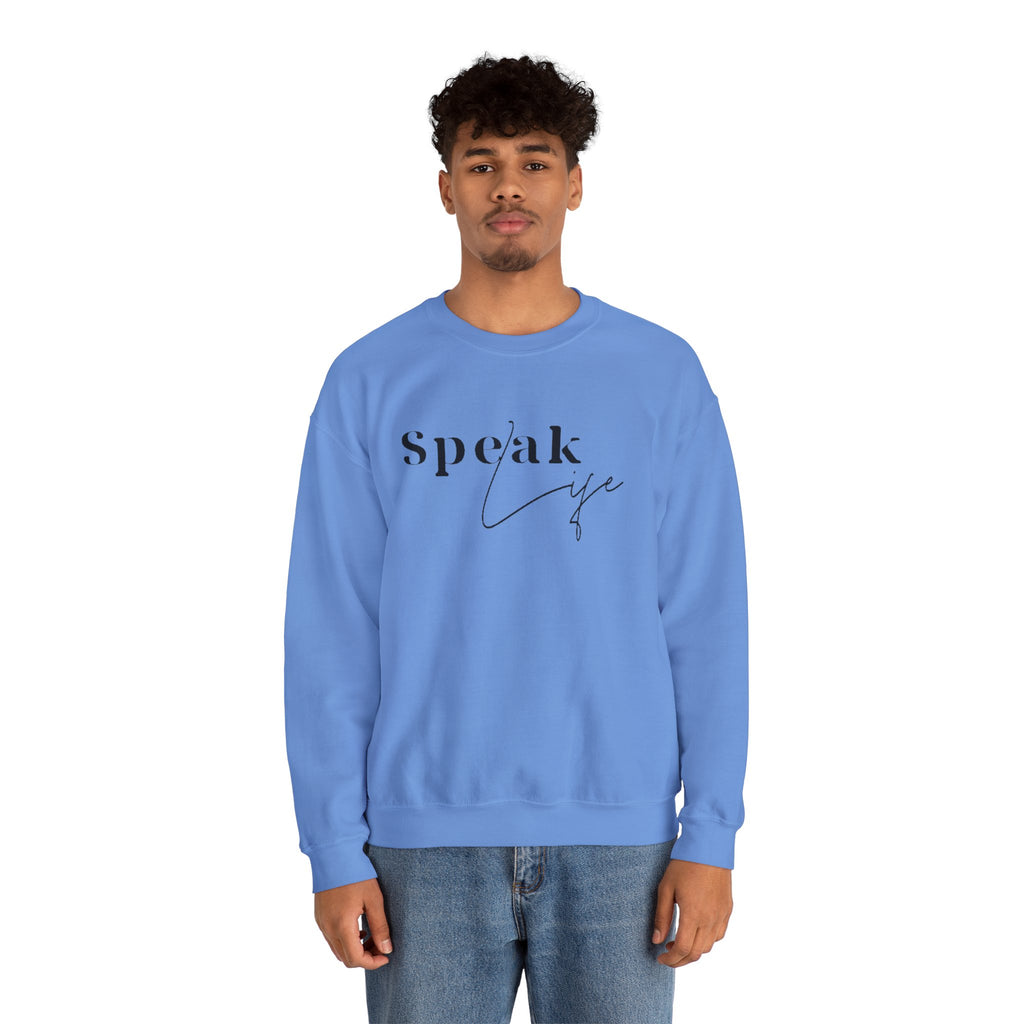 Speak Life Over Yourself Unisex Sweatshirt