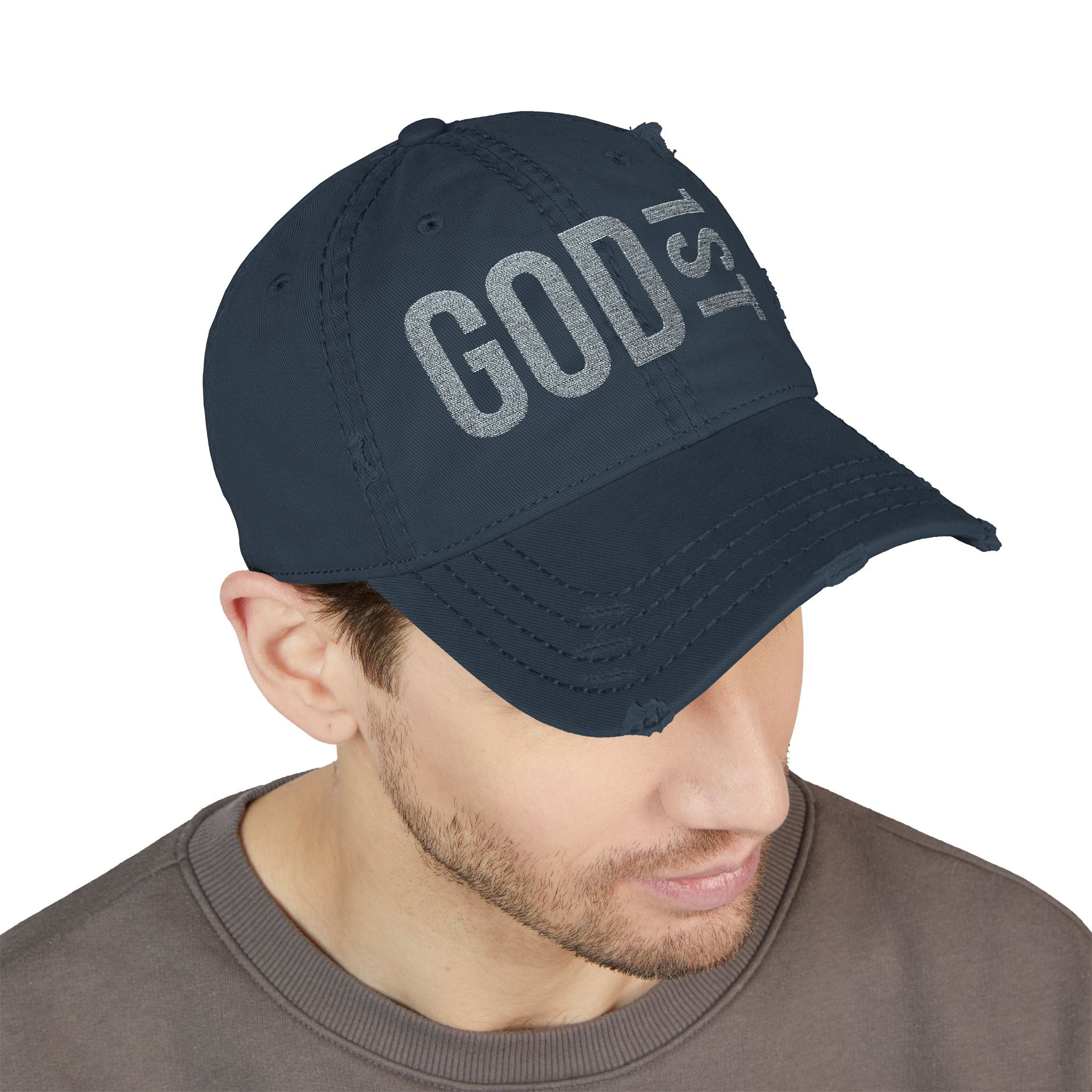 God 1st- Then Me Embroidery Hat