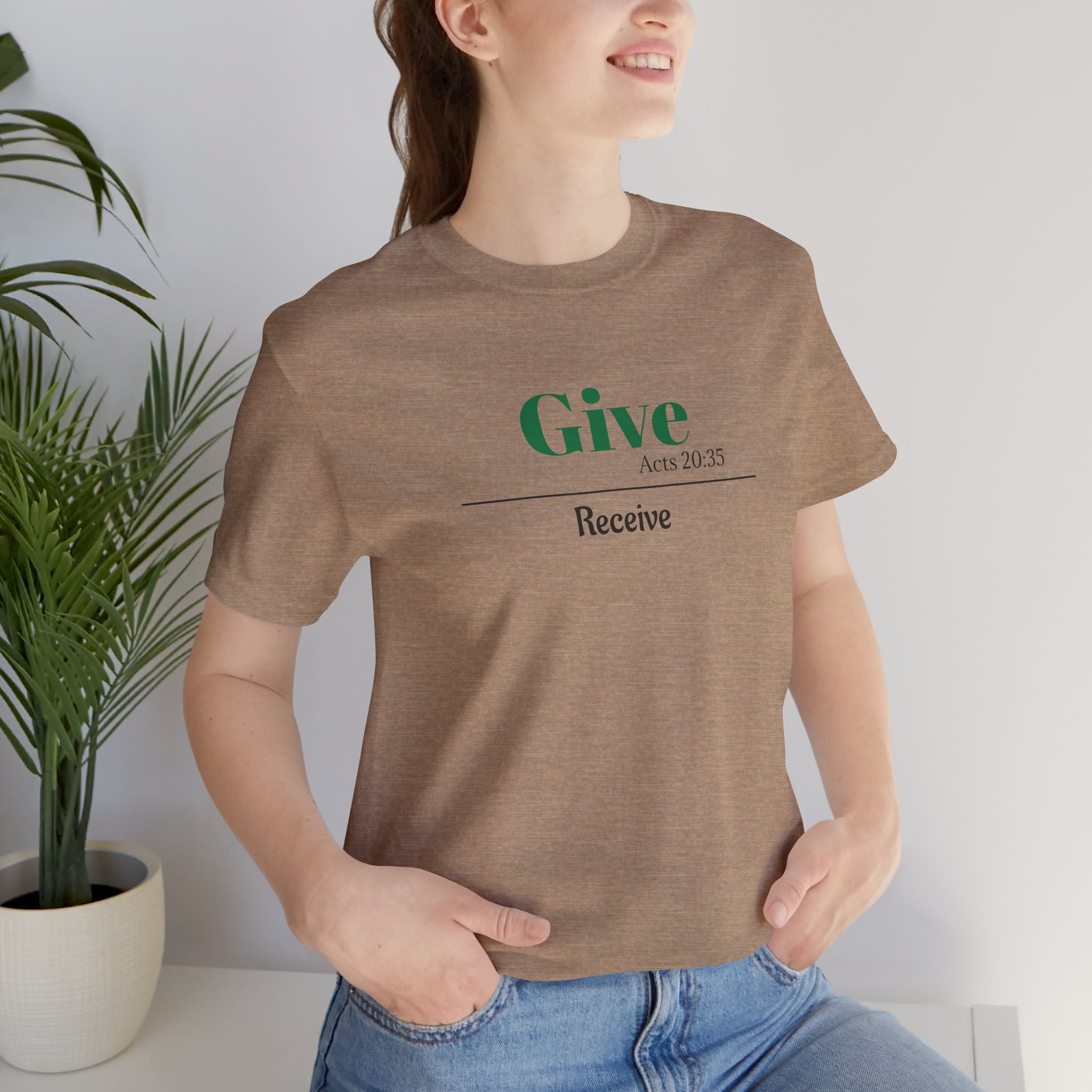 Better To Give Than Receive Unisex Tee