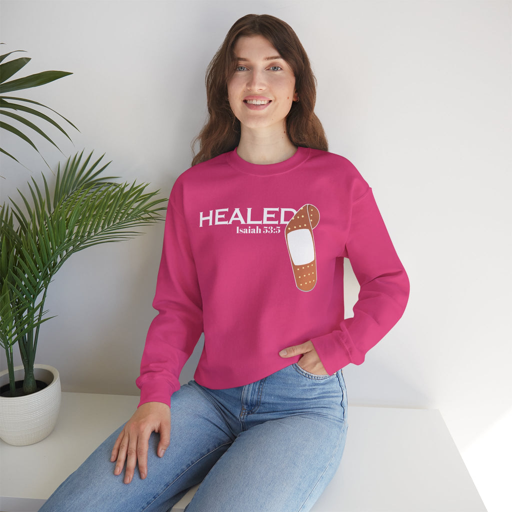 Healing Is Done- Isaiah 53:5 Unisex Sweatshirt