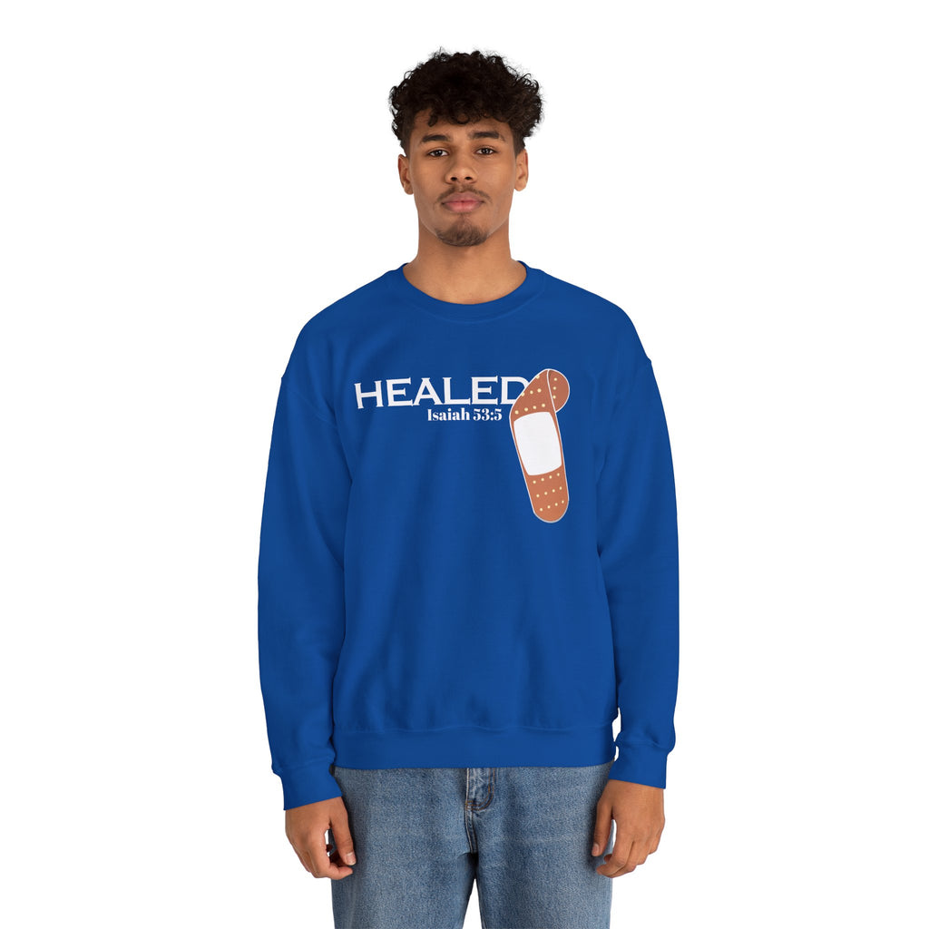 Healing Is Done- Isaiah 53:5 Unisex Sweatshirt