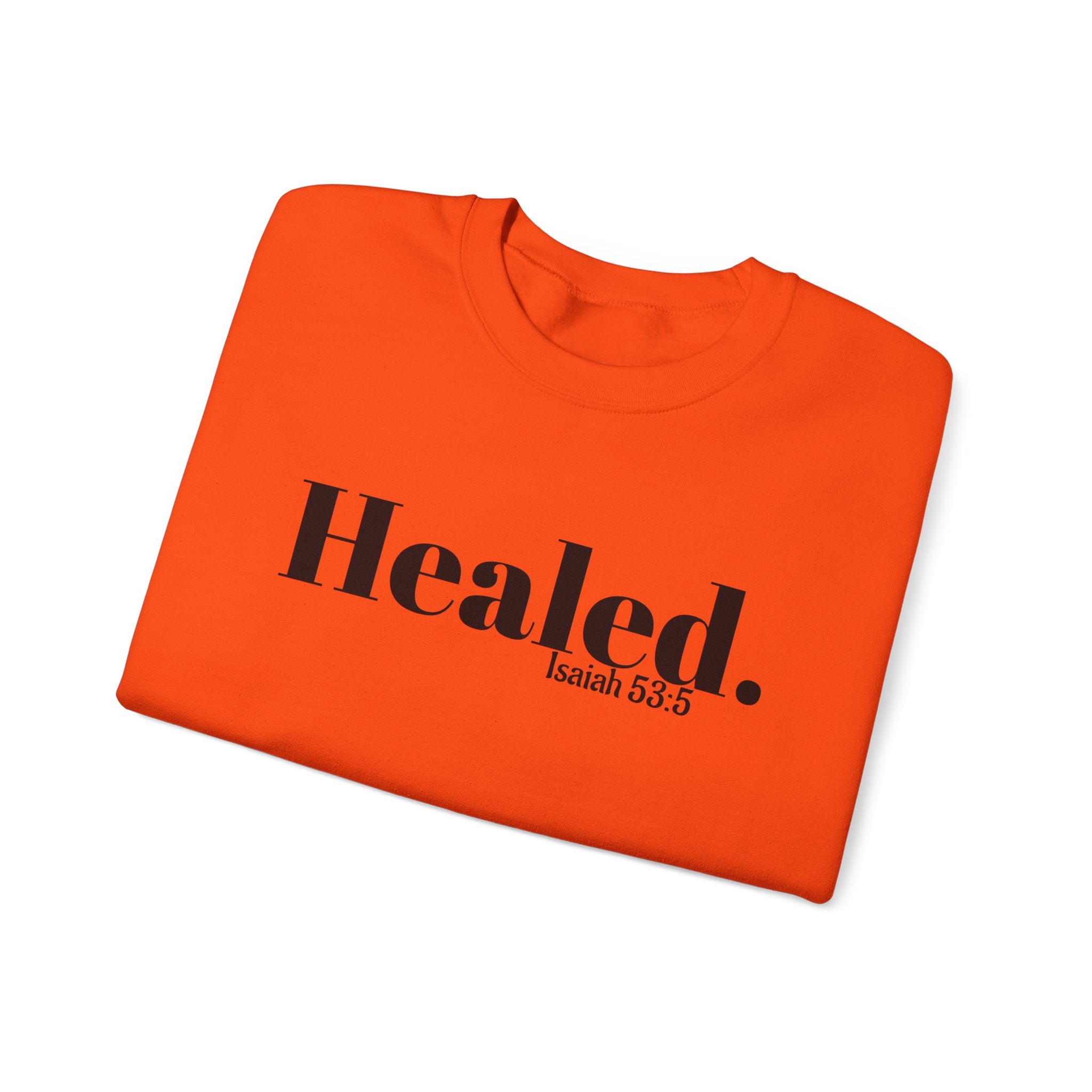 Healed. And Renewed Unisex Crewneck Sweatshirt