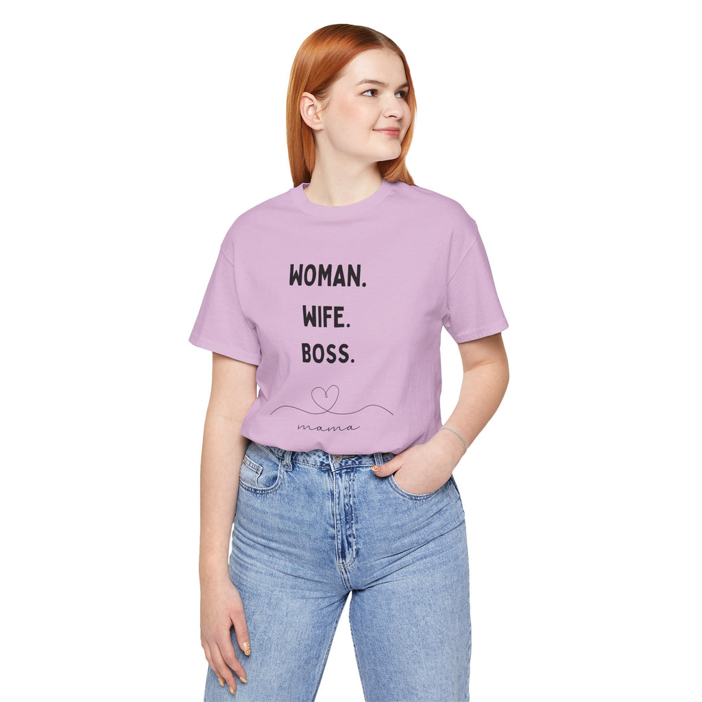 God-Fearing  Woman. Wife. Boss. Mama. Empowered Tee