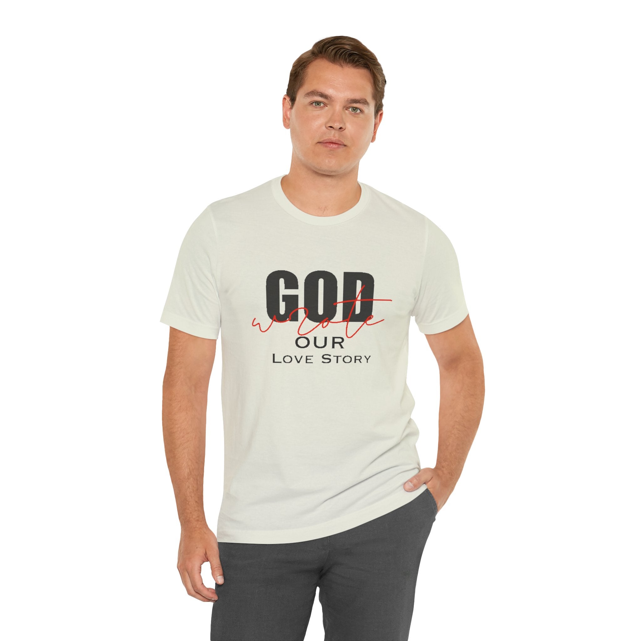 God Wrote Our Love Story Couple's T-Shirt