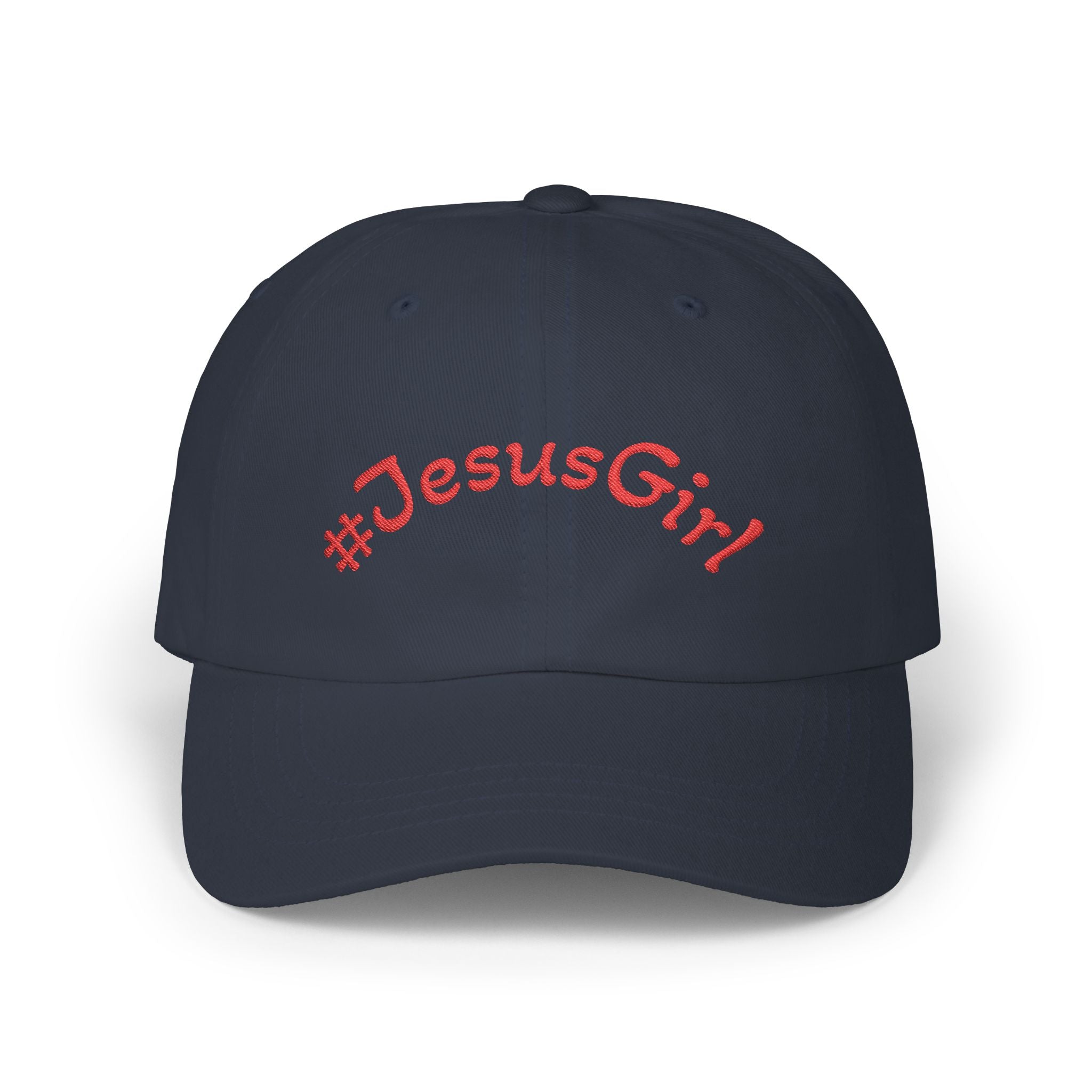 Jesus Girl Classic Dad Cap — Faith-Based Embroidered Baseball Hat