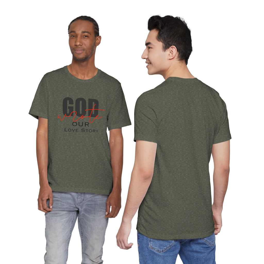 God Wrote Our Love Story Couple's T-Shirt