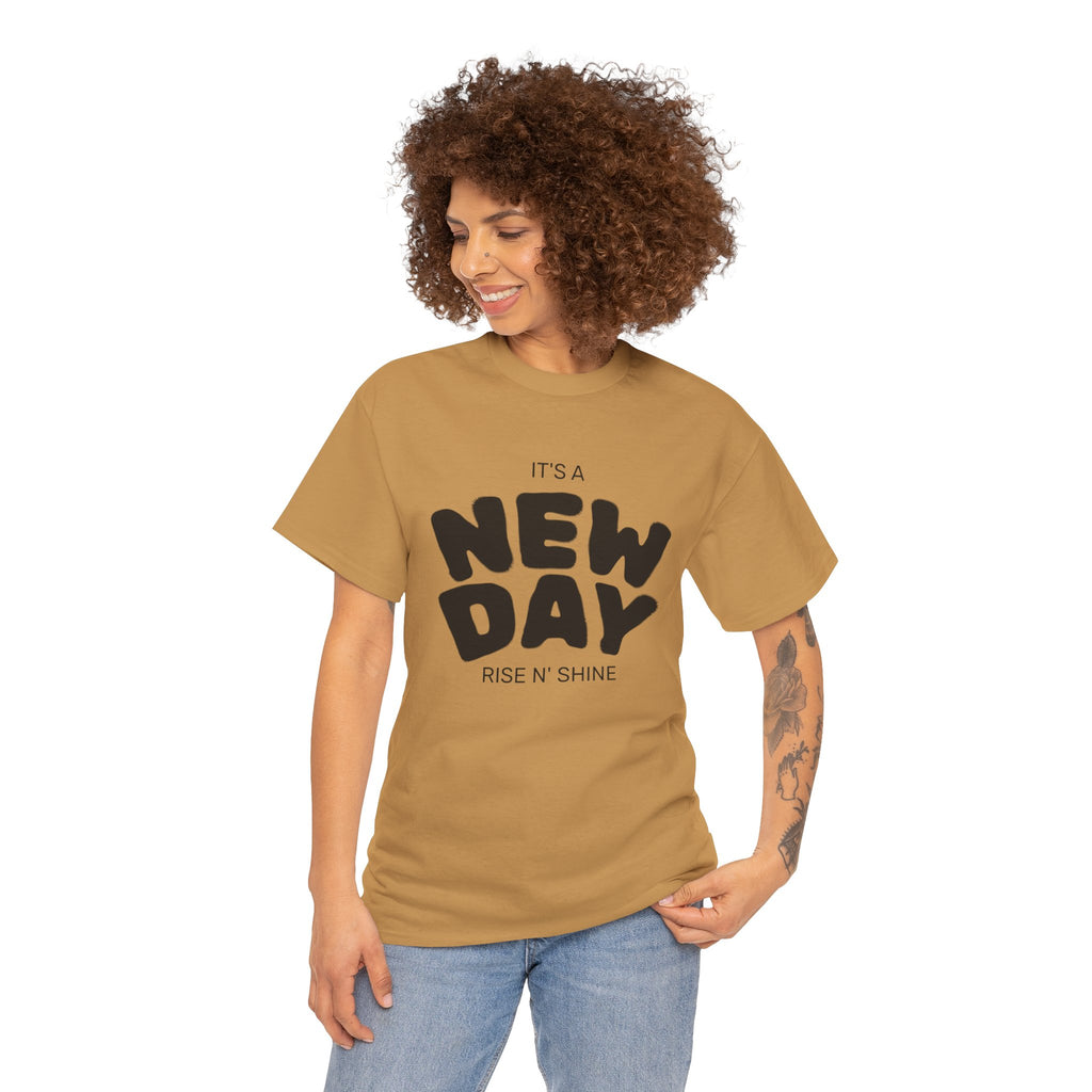 It's a New Day - Renewed And Restored Unisex Heavy Cotton Tee