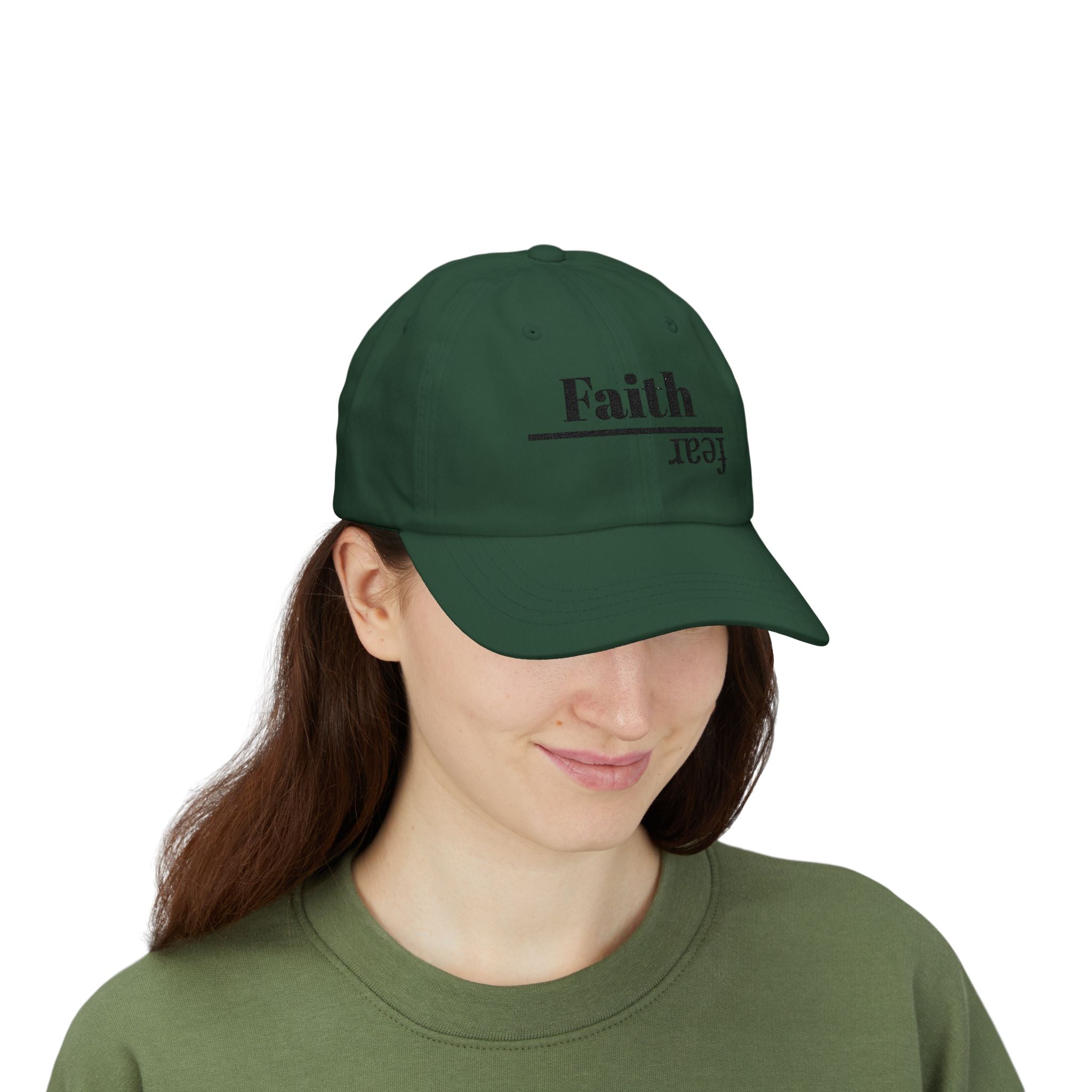 Faith Is Bigger Than Fear Dad Cap