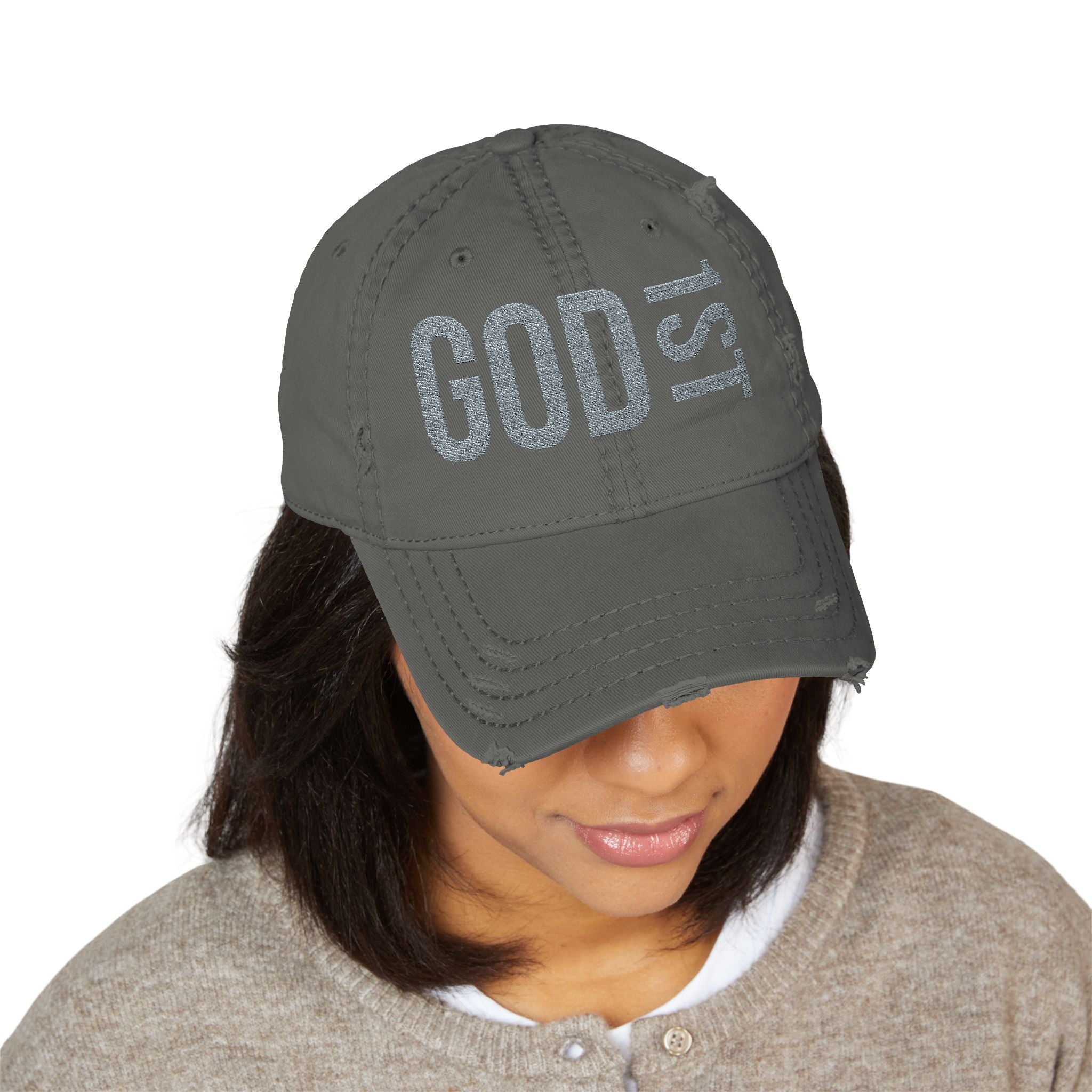 God 1st- Then Me Embroidery Hat