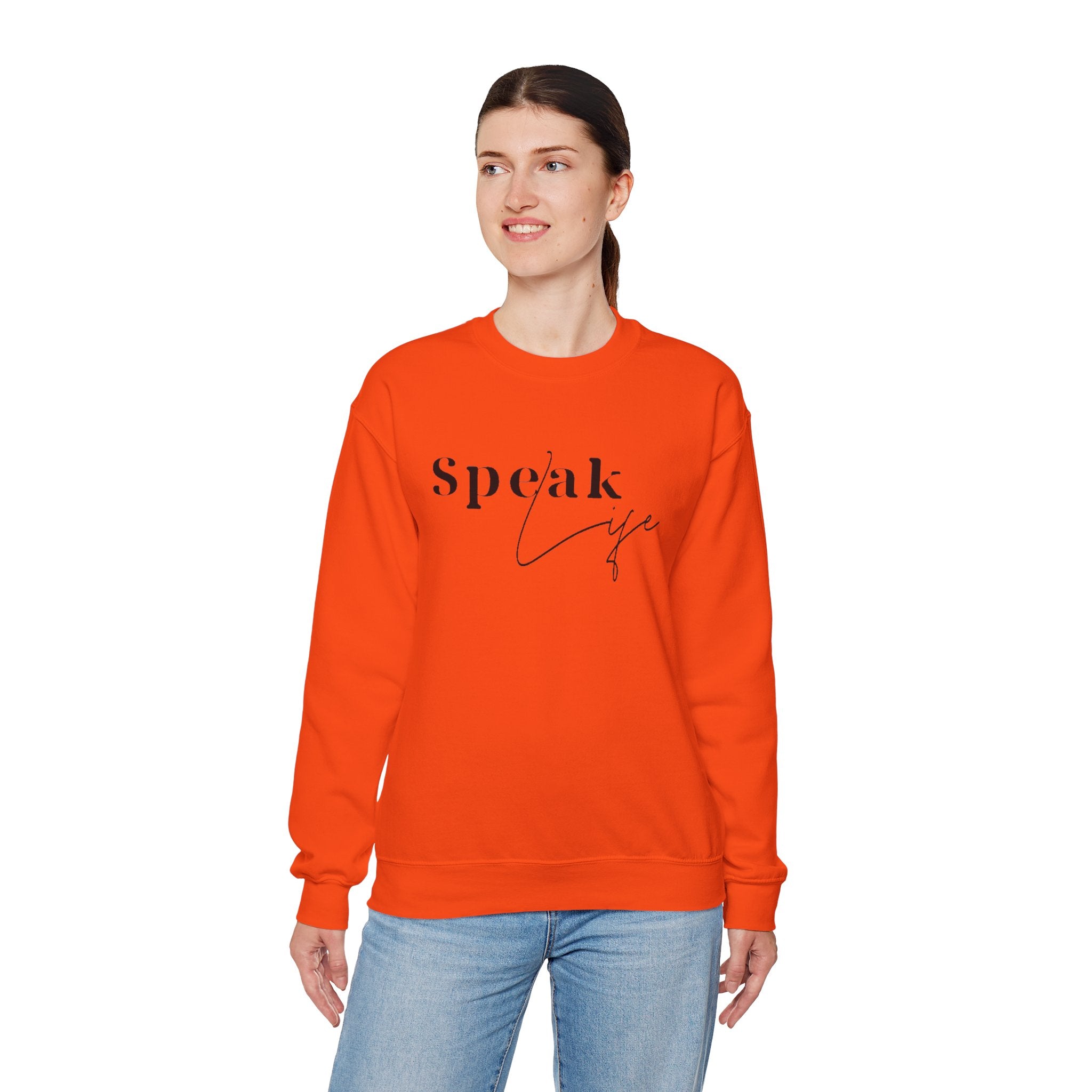 Speak Life Over Yourself Unisex Sweatshirt