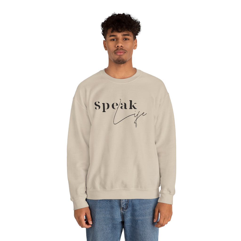 Speak Life Over Yourself Unisex Sweatshirt
