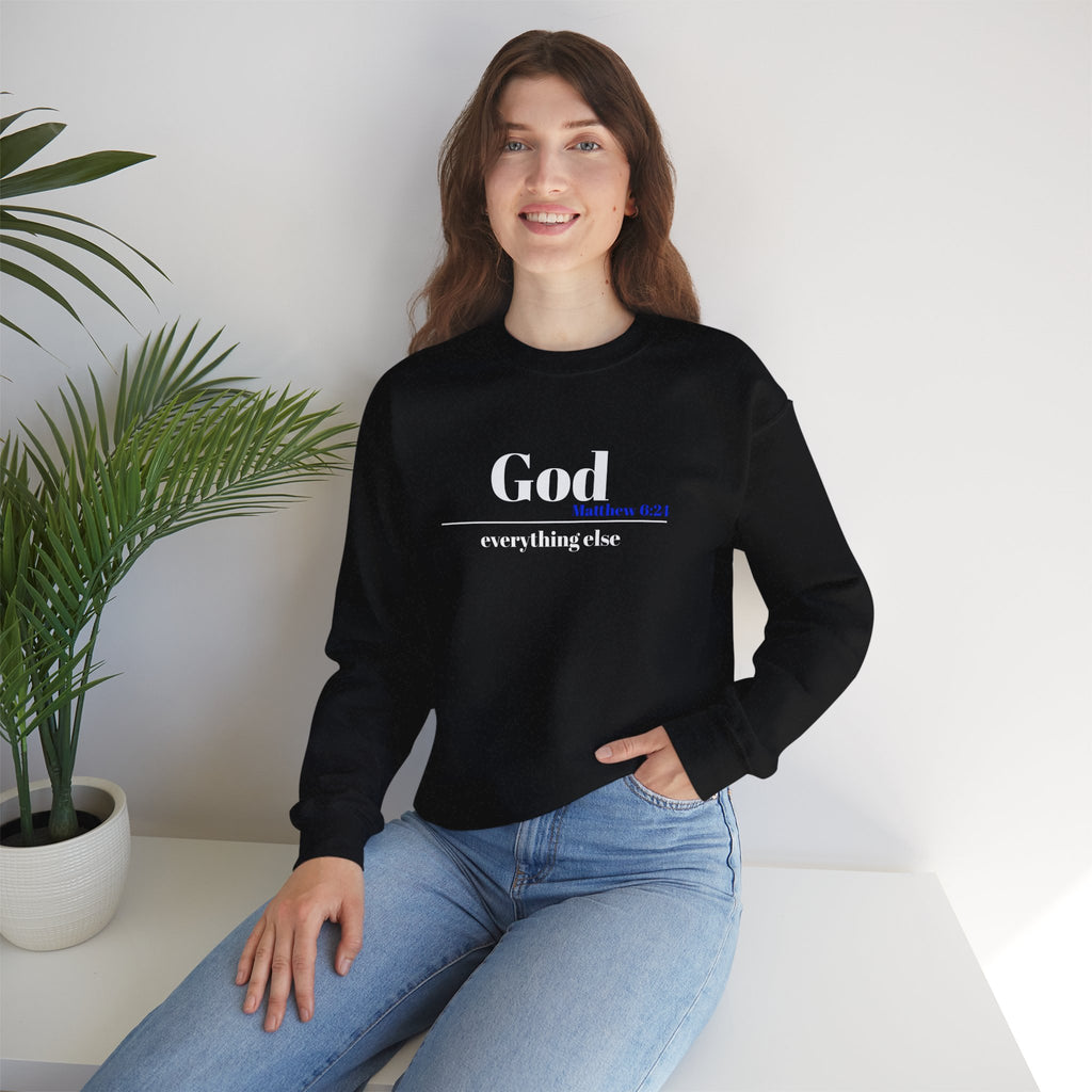 God Then Everything Else Crewneck Sweatshirt