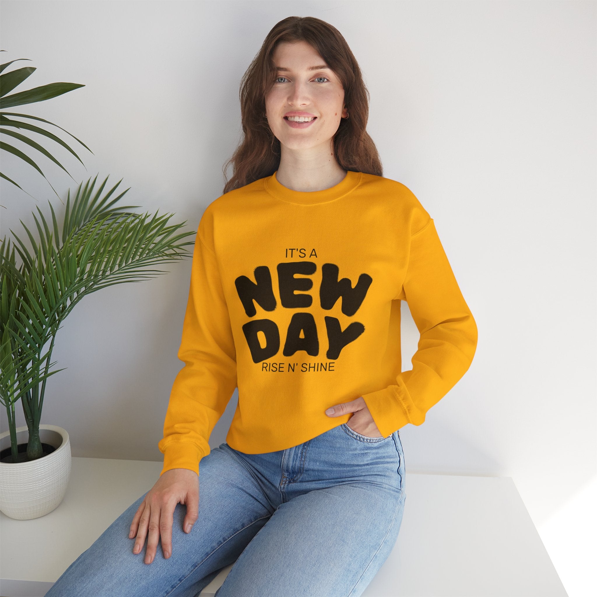 It’s A New Day- Renewed And Restored Crewneck Sweatshirt