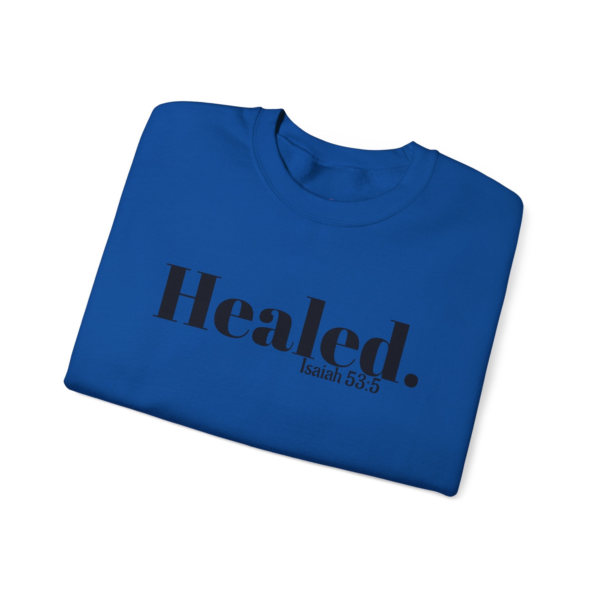 Healed. And Renewed Unisex Crewneck Sweatshirt