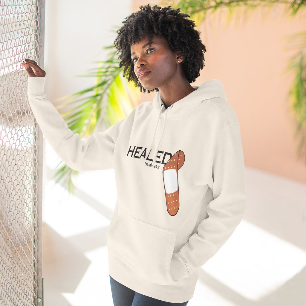 Healing Is Done - Isaiah 53:5 Unisex Fleece Hoodie